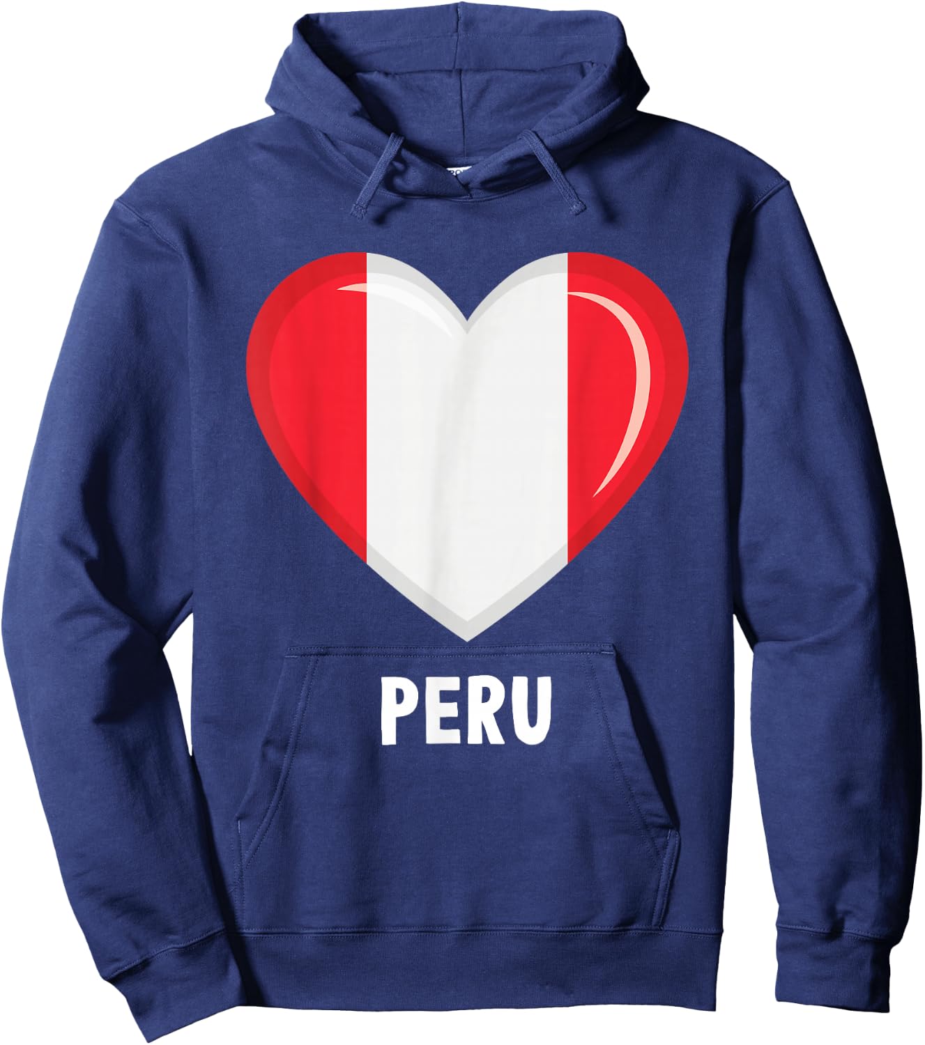 Peruvian Flag Jersey | Peruvian Hoodie - Hoodie | Navy