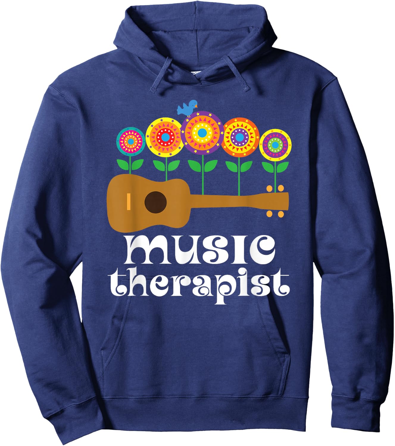 Music Therapist Gift Hoodie - Hoodie | Navy