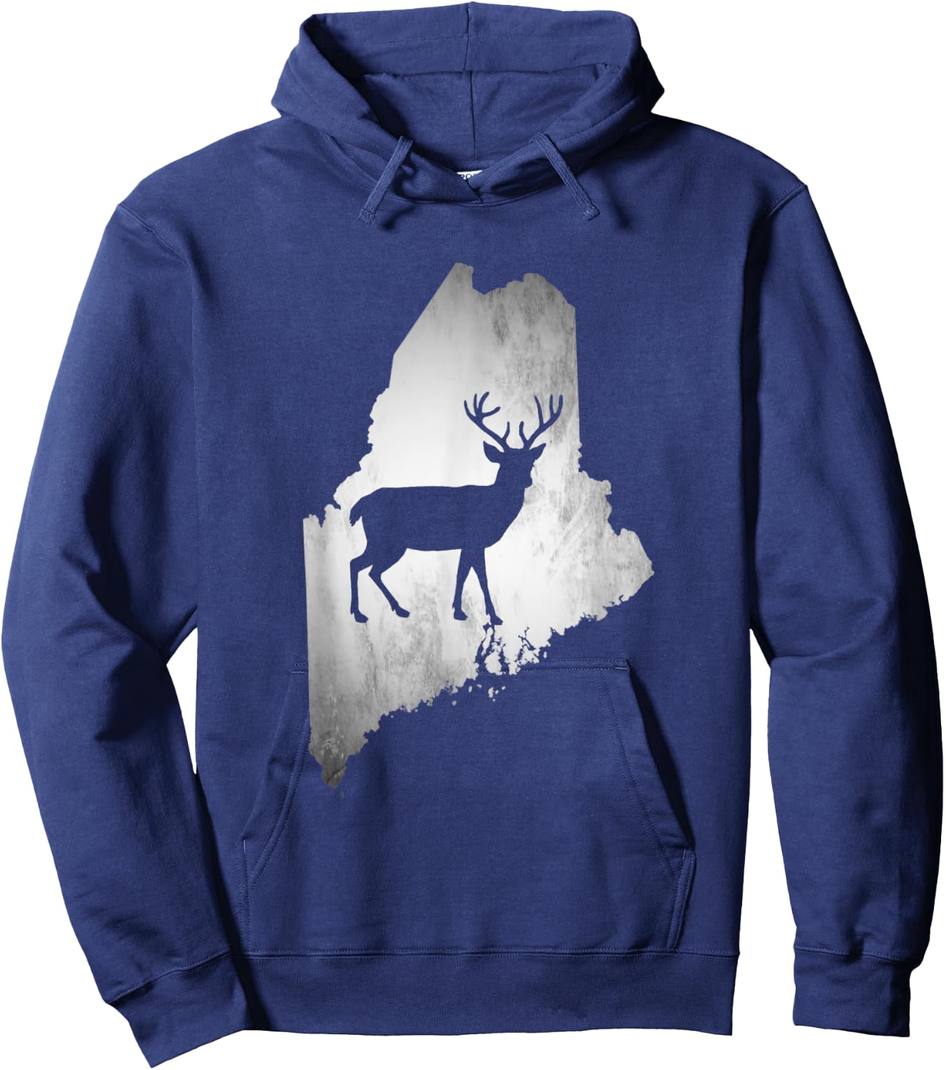 Maine Deer Hunting Hoodie - Hoodie | Navy