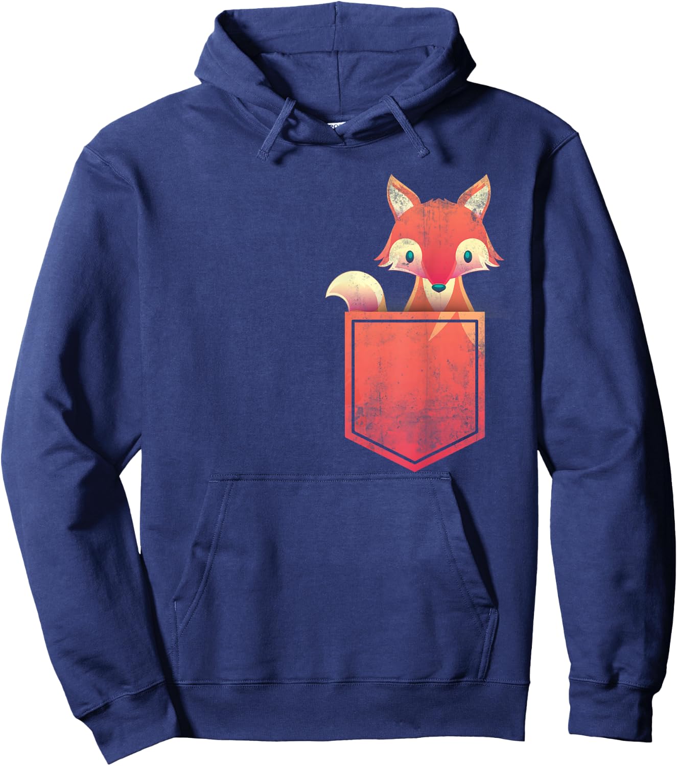 Nature Forest Animal Gift Cute Animal Fox Hoodie - Hoodie | Navy