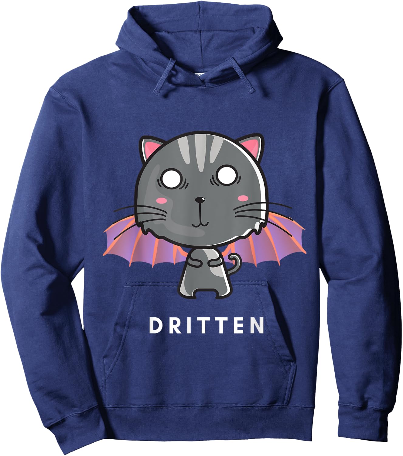Dritten Dragon Kitten Hoodie - Hoodie | Navy