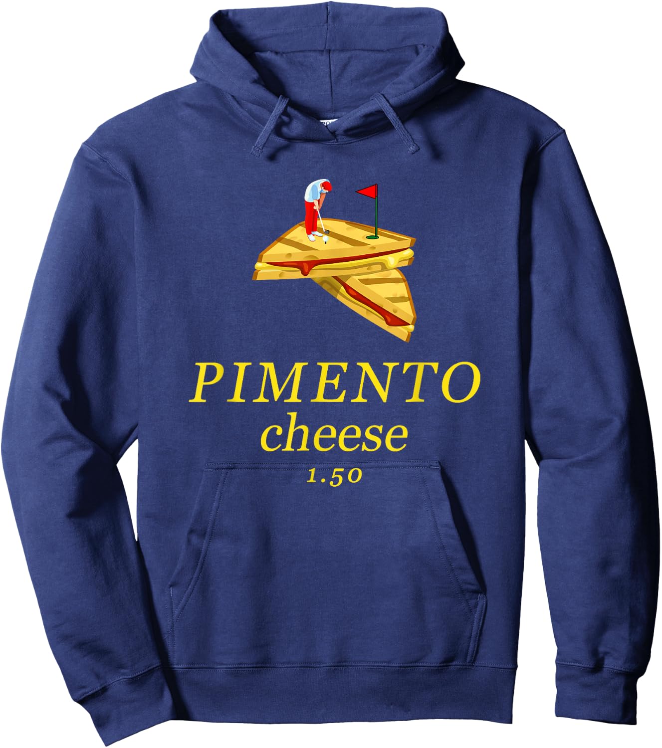 Pimento Cheese funny golf dad Hoodie - Hoodie | Navy