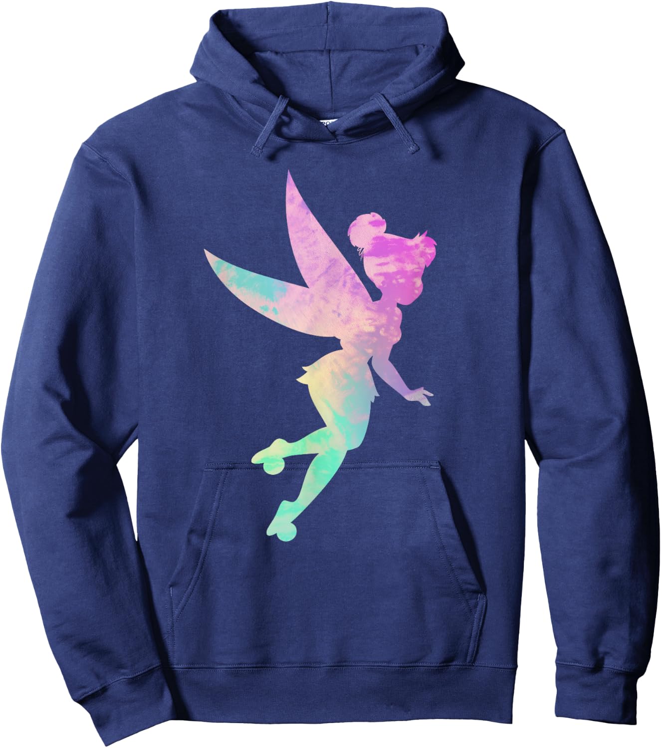 Disney Peter Pan Tinker Bell Tie Dye 90s Hoodie - Hoodie | Navy