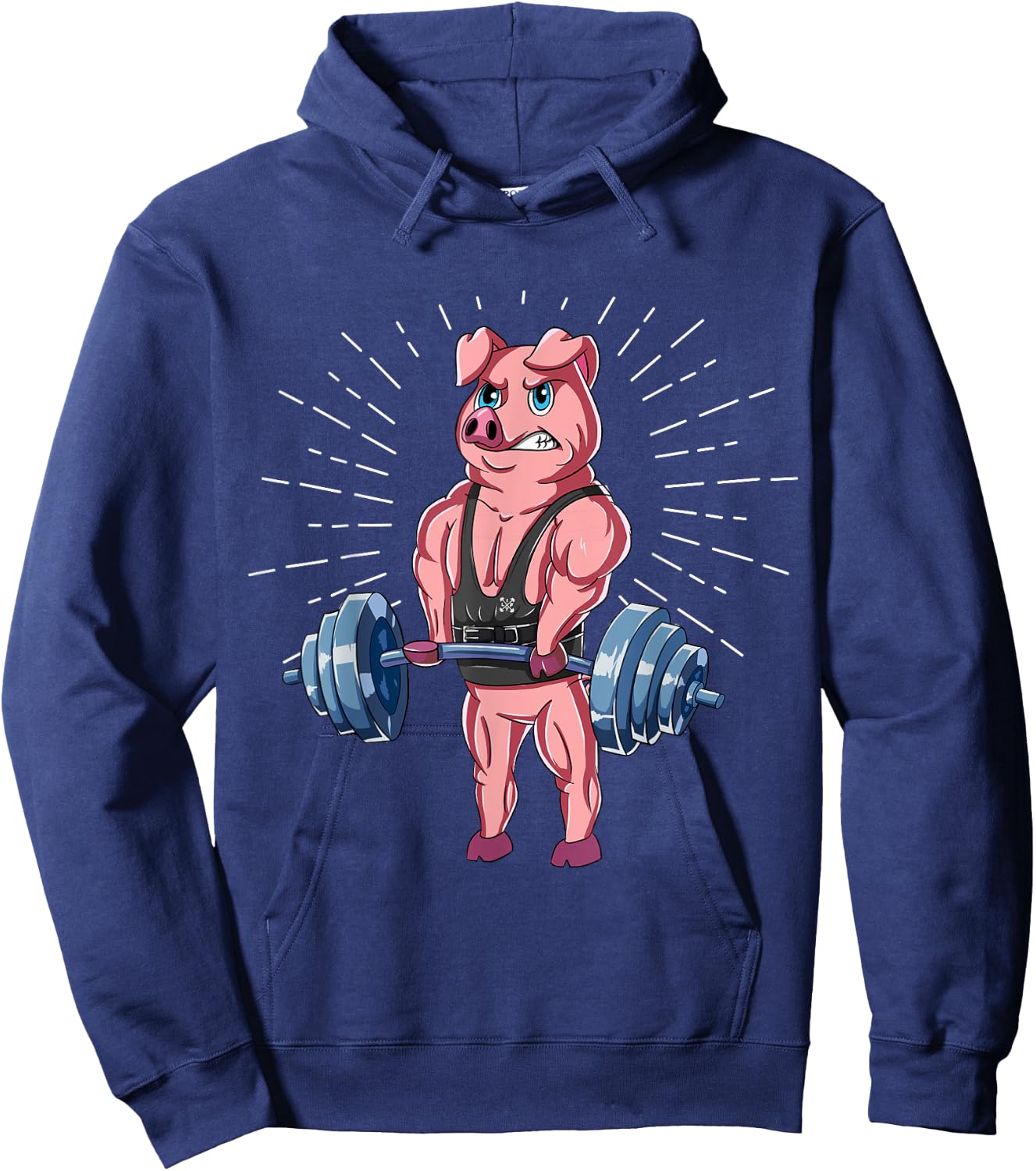 Pig Deadlift Fitness Gym Weightlifting Hoodie - Hoodie | Navy