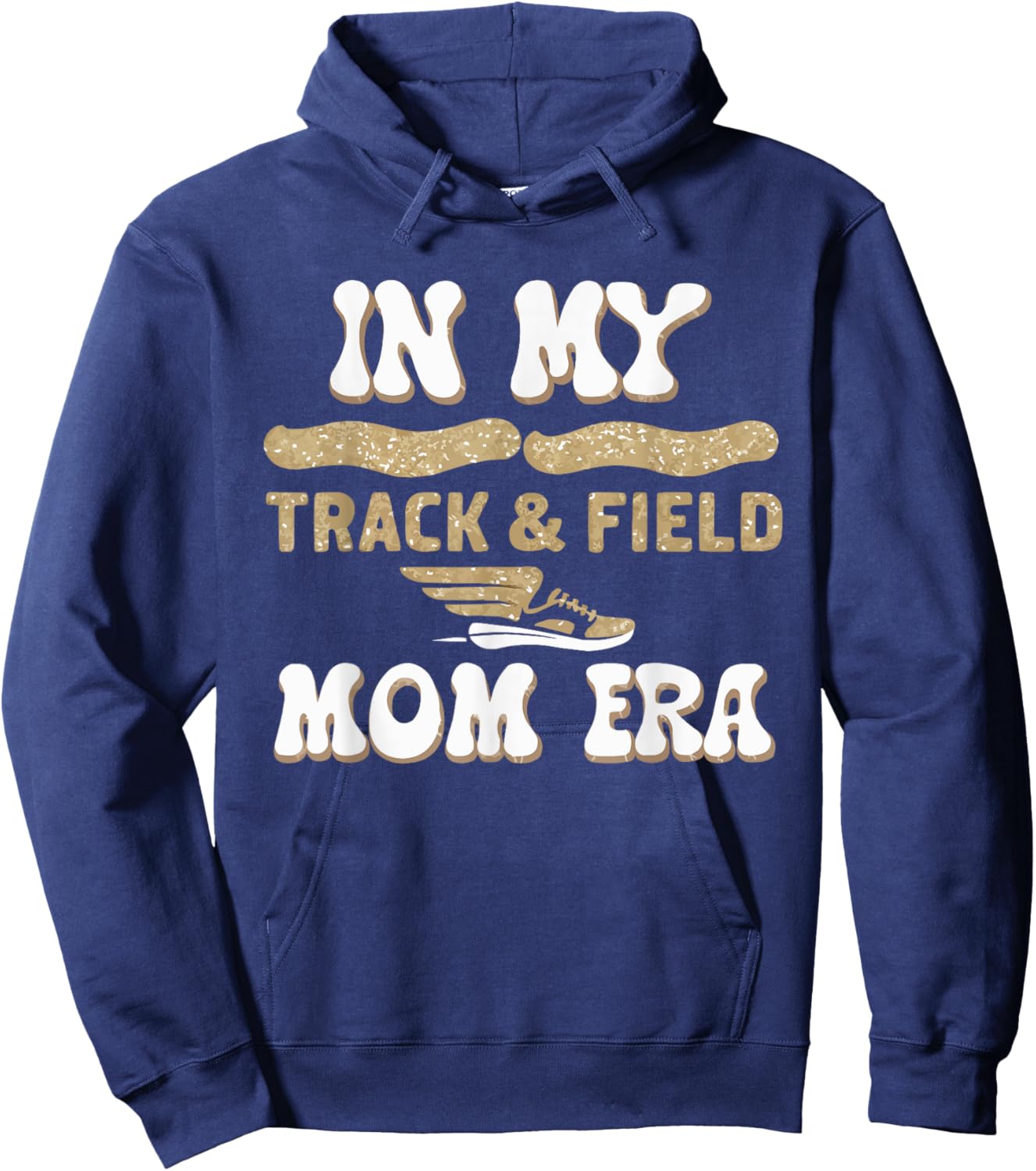 Track And Field Mom Athlete Runner Mothers Day Hoodie - Hoodie | Navy