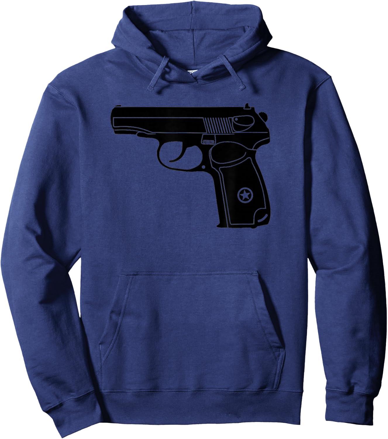 Makarov SOVI8 Vintage Propaganda Gun. Hoodie - Hoodie | Navy