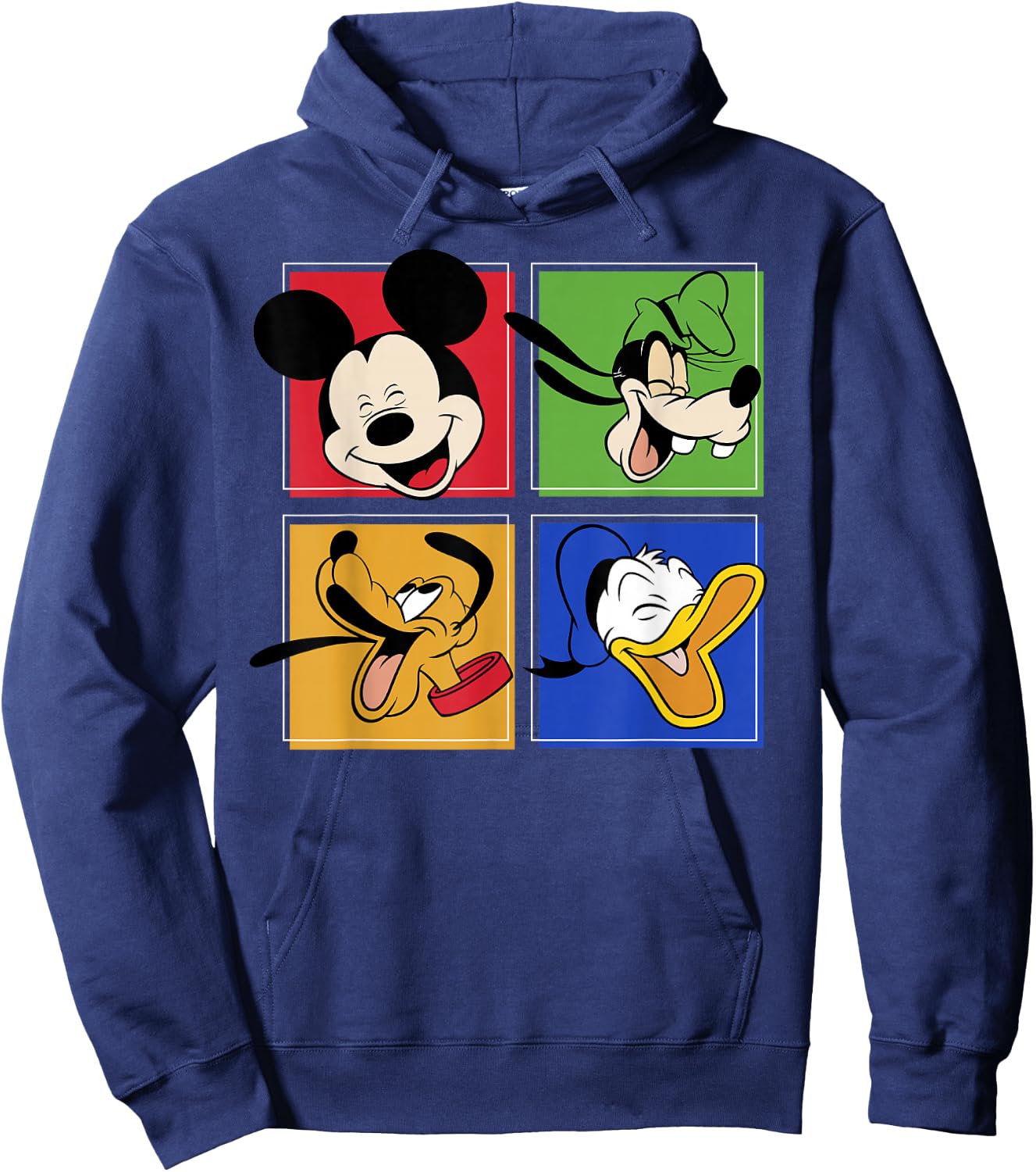 Disney Mickey And Friends Group Shot Box Up Hoodie - Hoodie | Navy