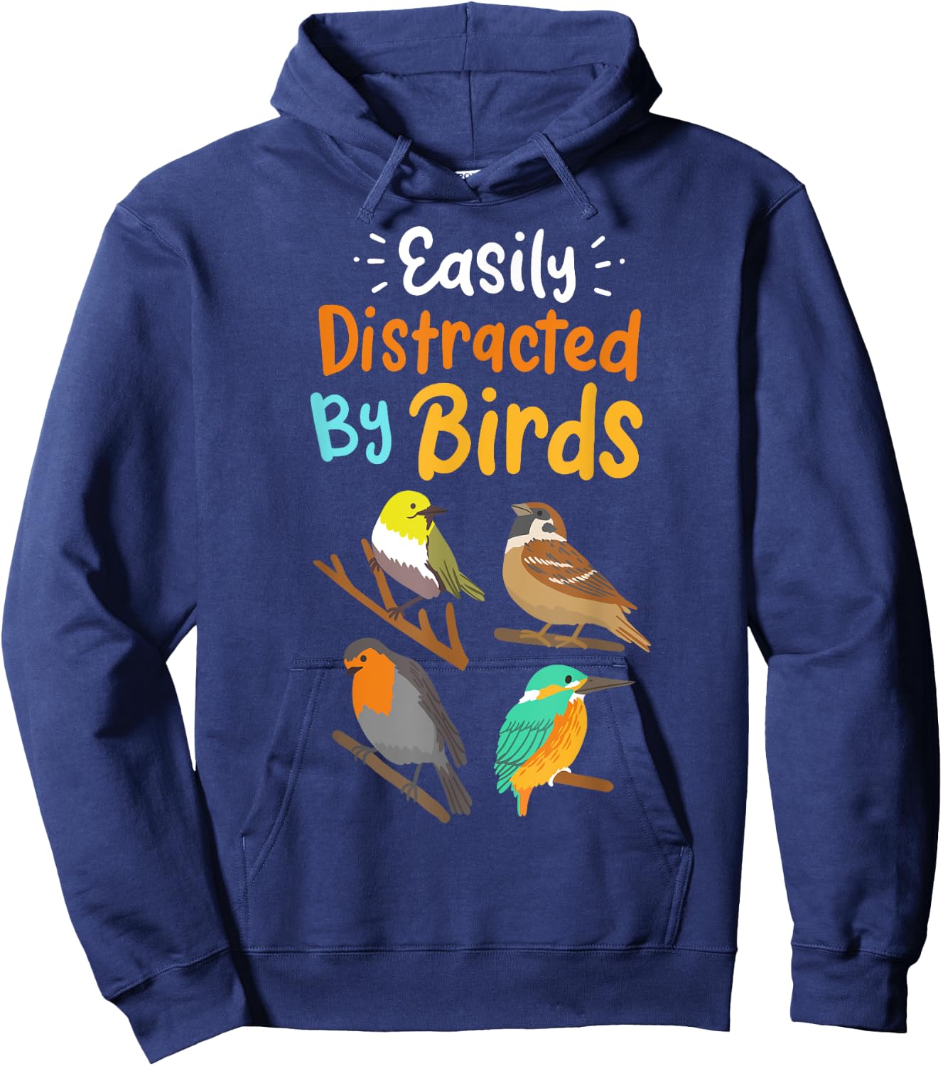 Bird Watching Birding Bird Lovers Gift Hoodie - Hoodie | Navy