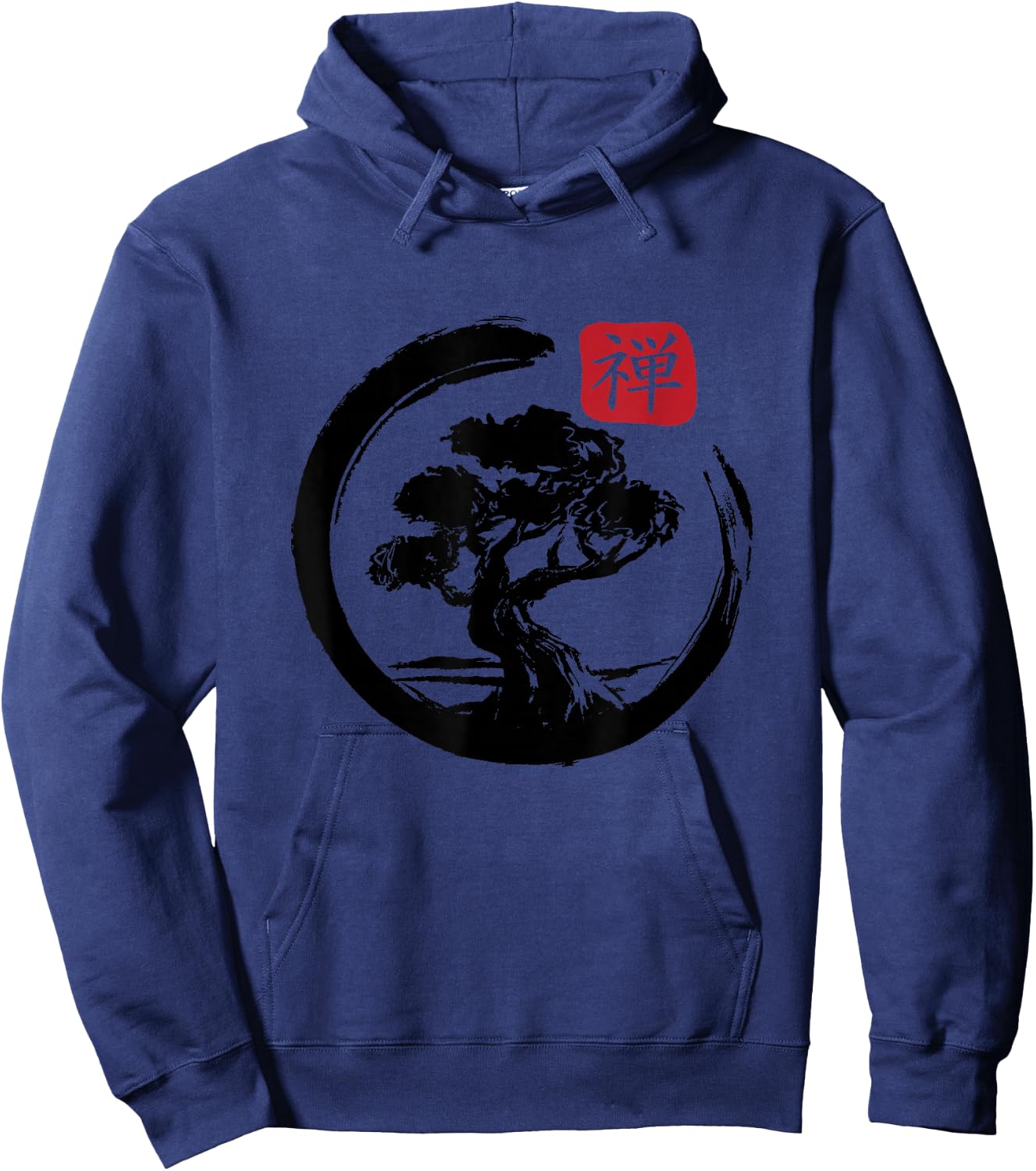 Bonsai Tree Japan Zen Japanese Bonsai Tree Gift Hoodie - Hoodie | Navy