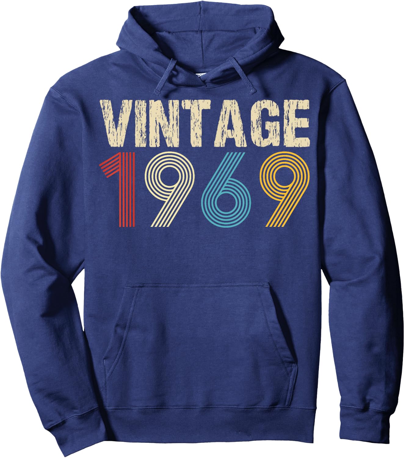 Vintage 1969 55th Birthday 55 Year Old Women Hoodie - Hoodie | Navy