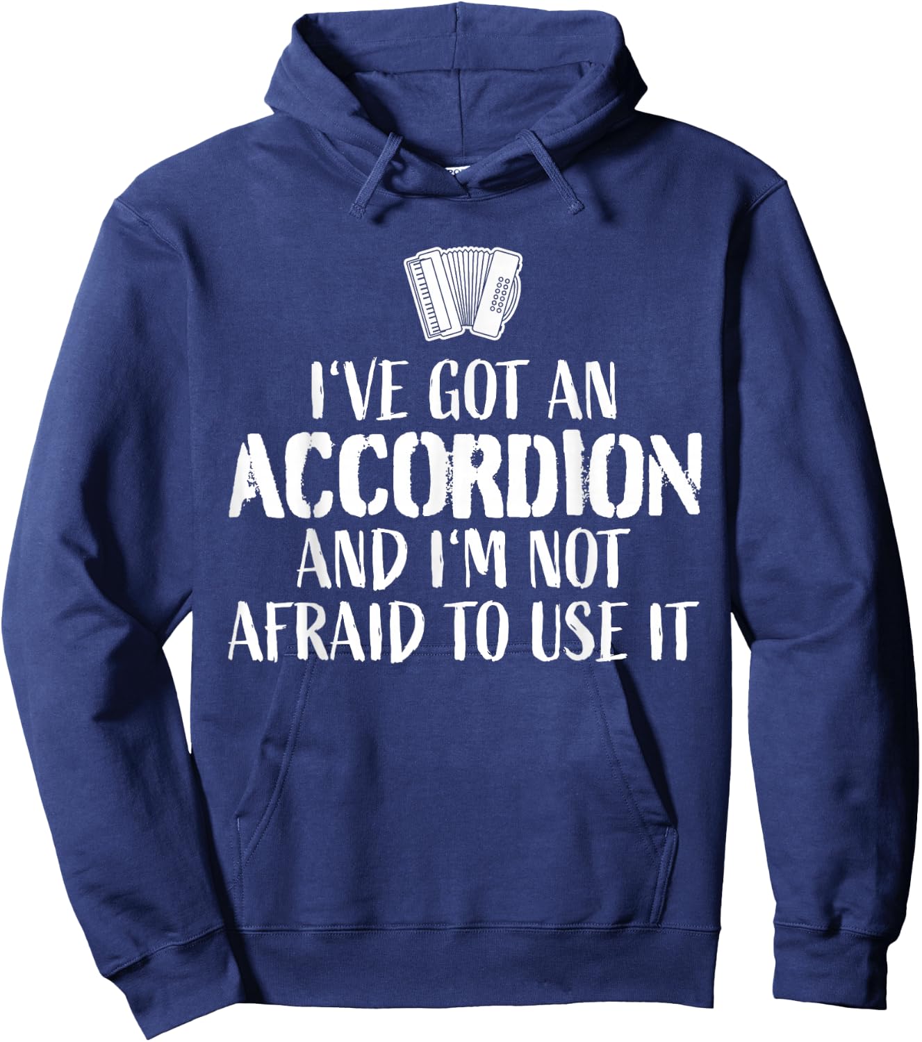 Accordion Player Ship Piano Accordion Hoodie - Hoodie | Navy