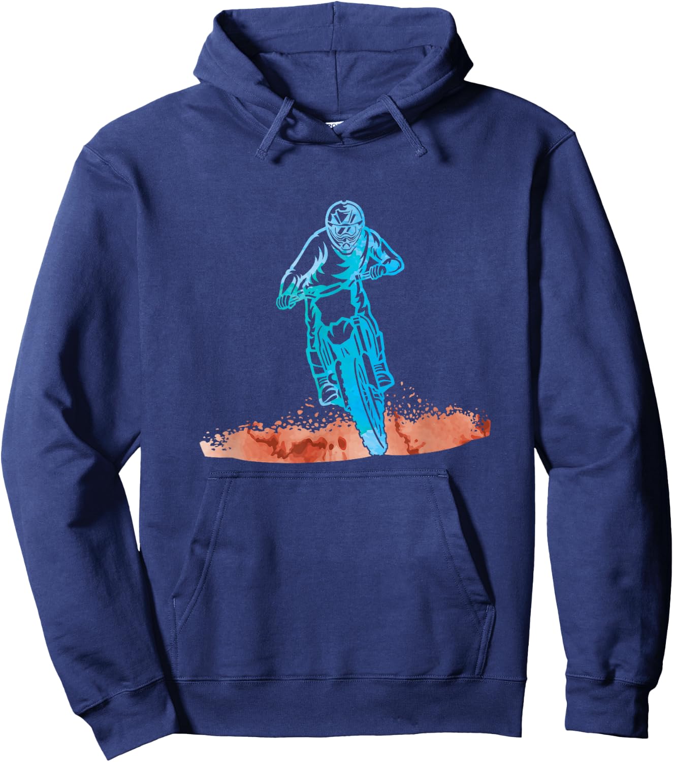 Dirt Bike Riding - MX Motocross Supercross Hoodie - Hoodie | Navy