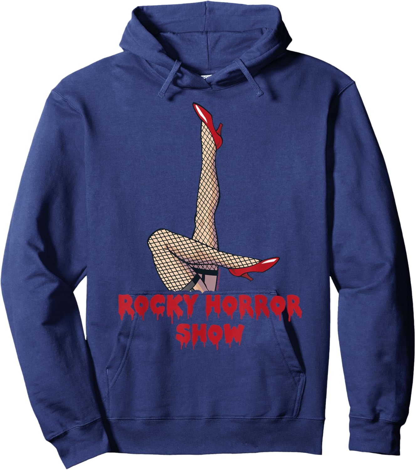 Rocky Horror Show Legs Up Logo Hoodie - Hoodie | Navy
