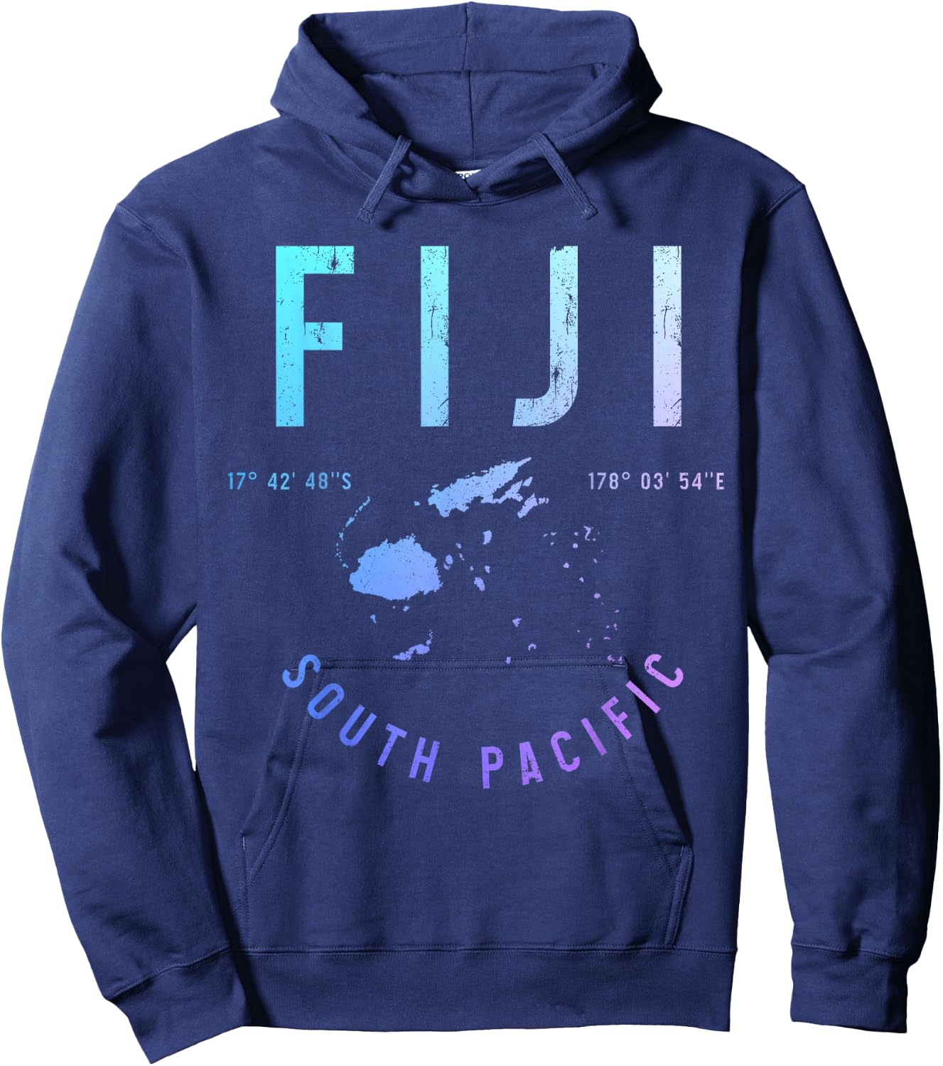 Fiji Islands South Sea Fiji Islands Souvenir Hoodie - Hoodie | Navy