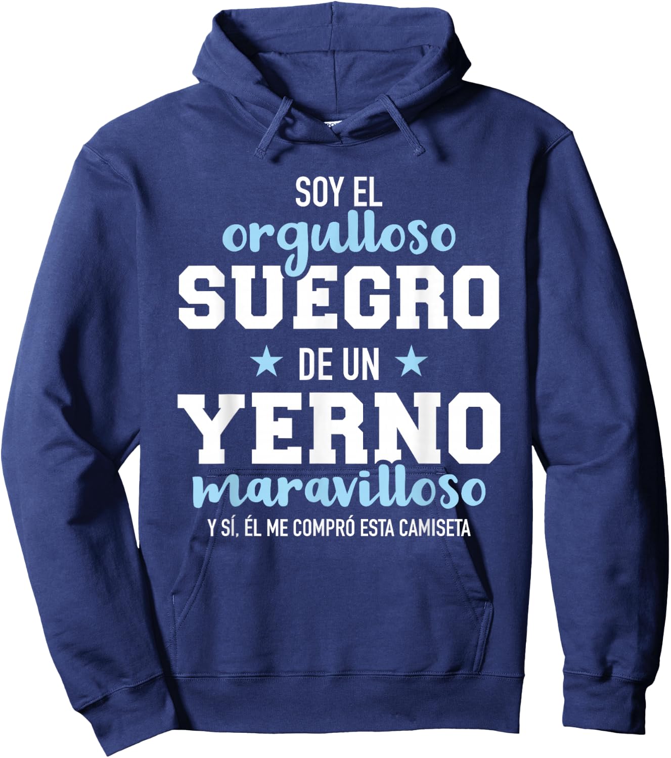 Orgulloso suegro de un yerno maravilloso Hoodie - Hoodie | Navy