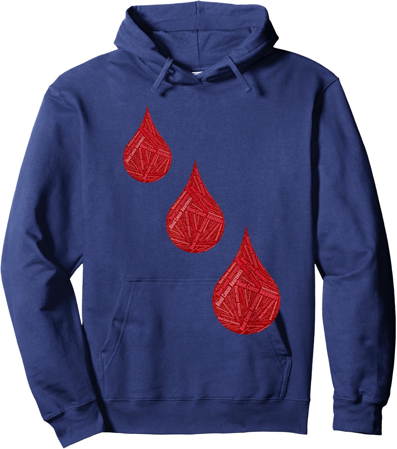 Blood Cancer blood cancer awareness Hoodie - Hoodie | Navy