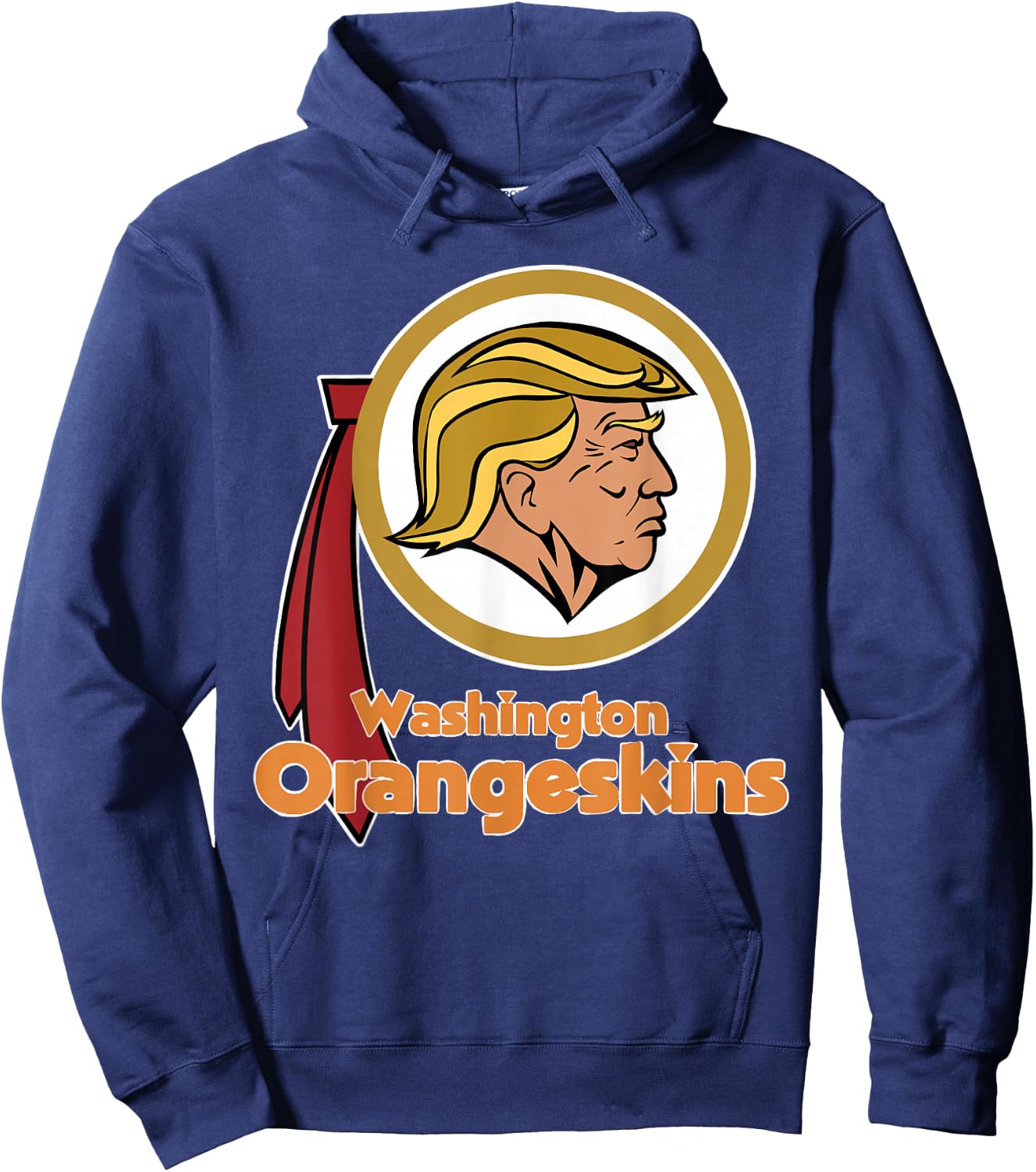 Washington OrangeSkins Orange Skin Trump 2020 Hoodie - Hoodie | Navy