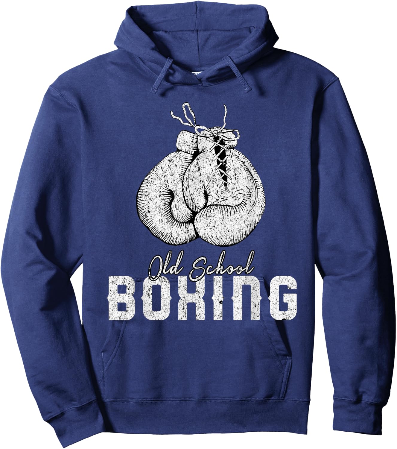 Old School Boxing Classic Fighting Hoodie - Hoodie | Navy