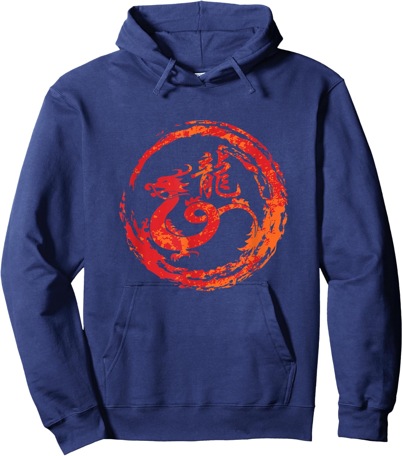 Dragon Chinese Sign of the Zodiac Hoodie - Hoodie | Navy