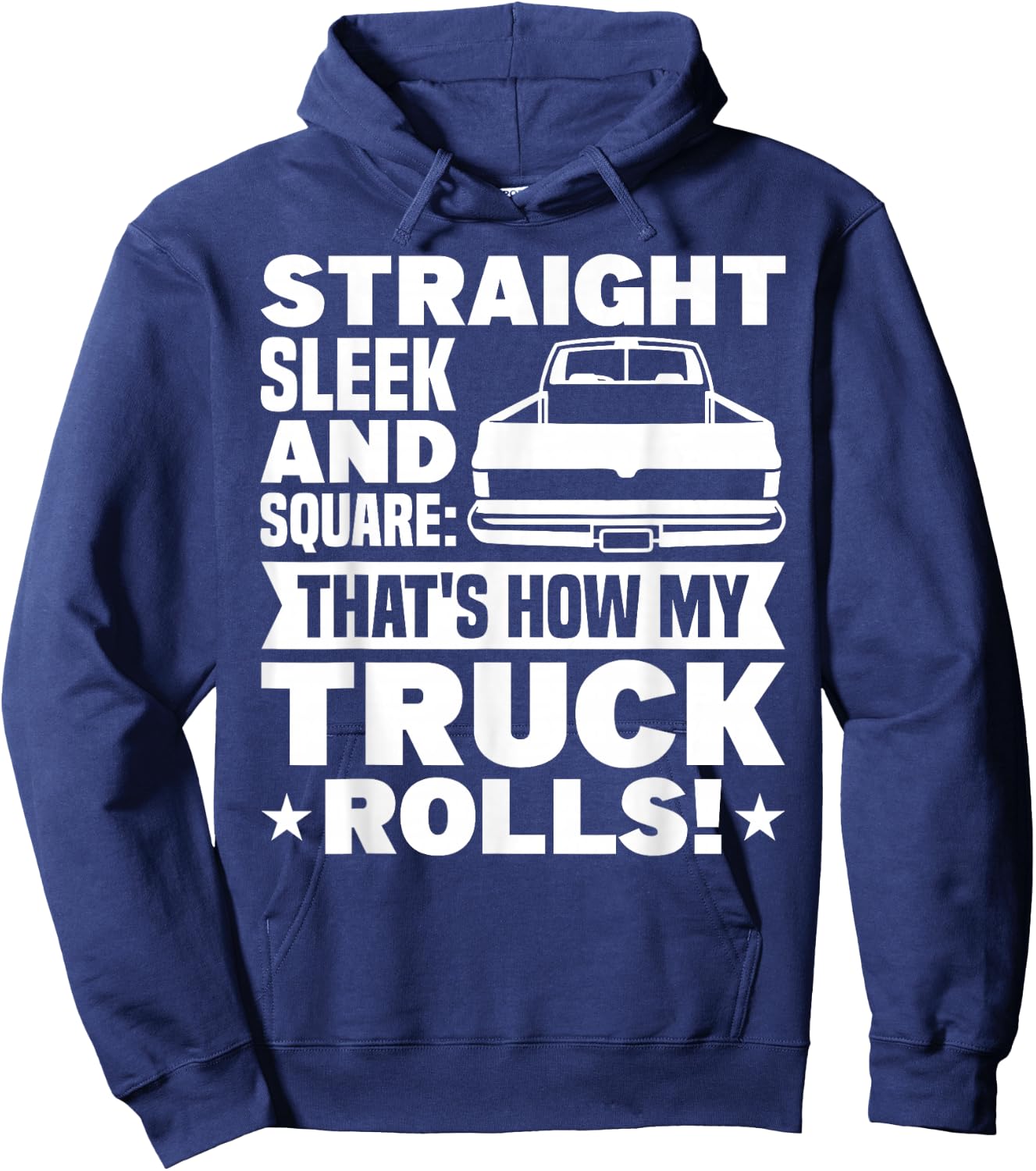 Square Body Truck Hoodie - Hoodie | Navy