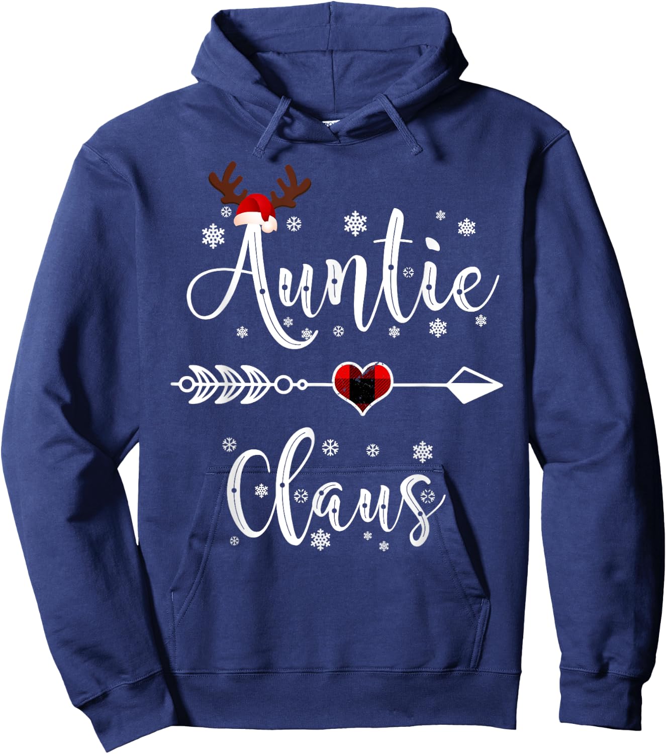 Christmas Auntie Claus Hoodie - Hoodie | Navy