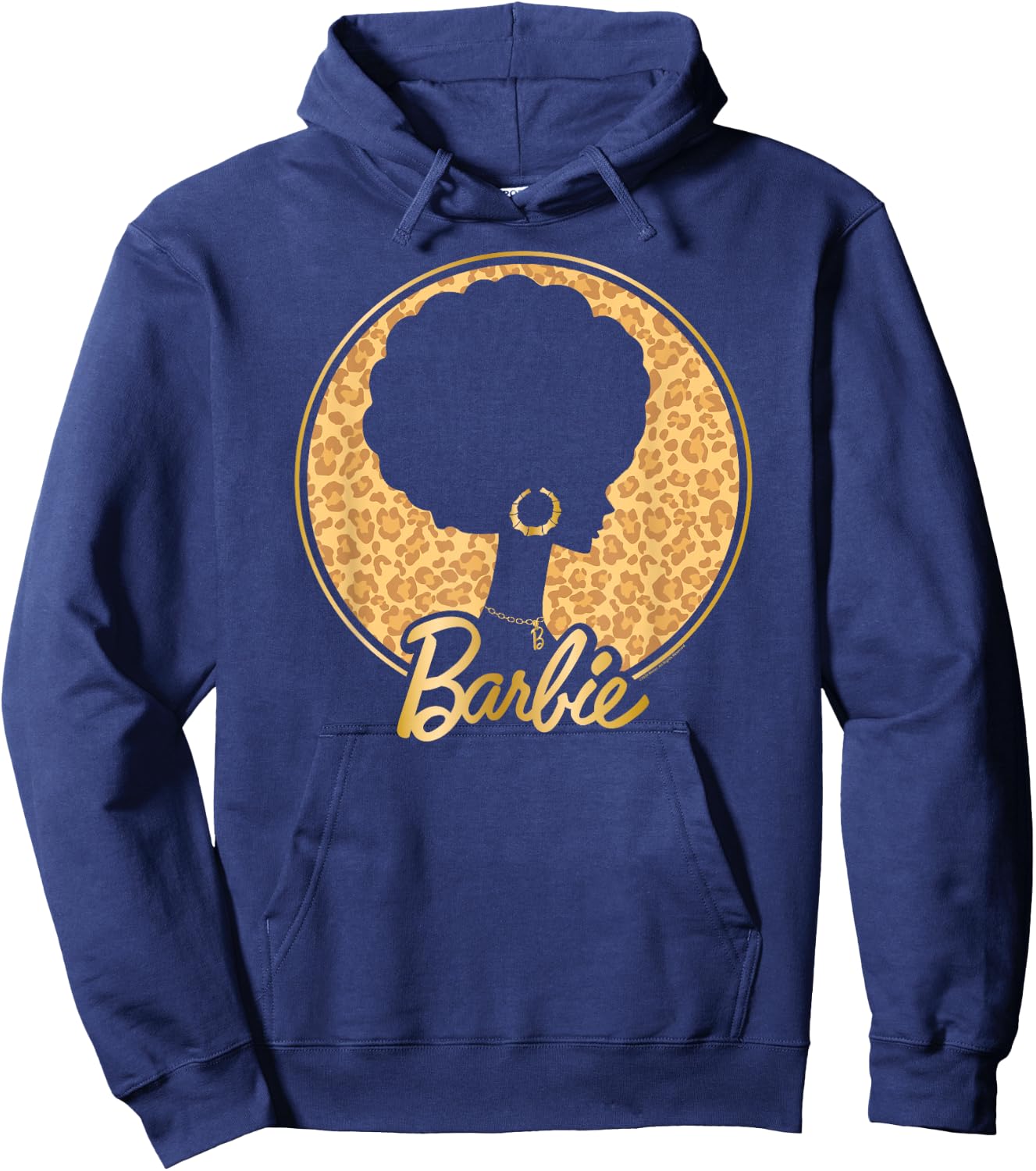 Barbie - Afro Barbie - Leopard Hoodie - Hoodie | Navy