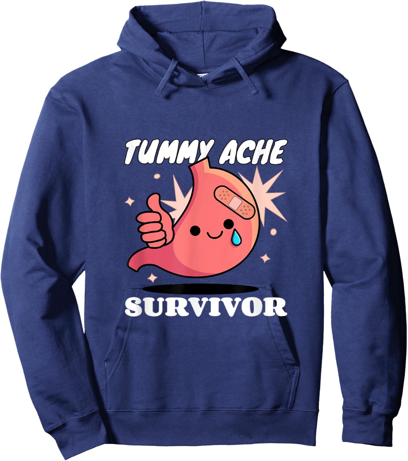Tummy Ache Survivor Hoodie - Hoodie | Navy