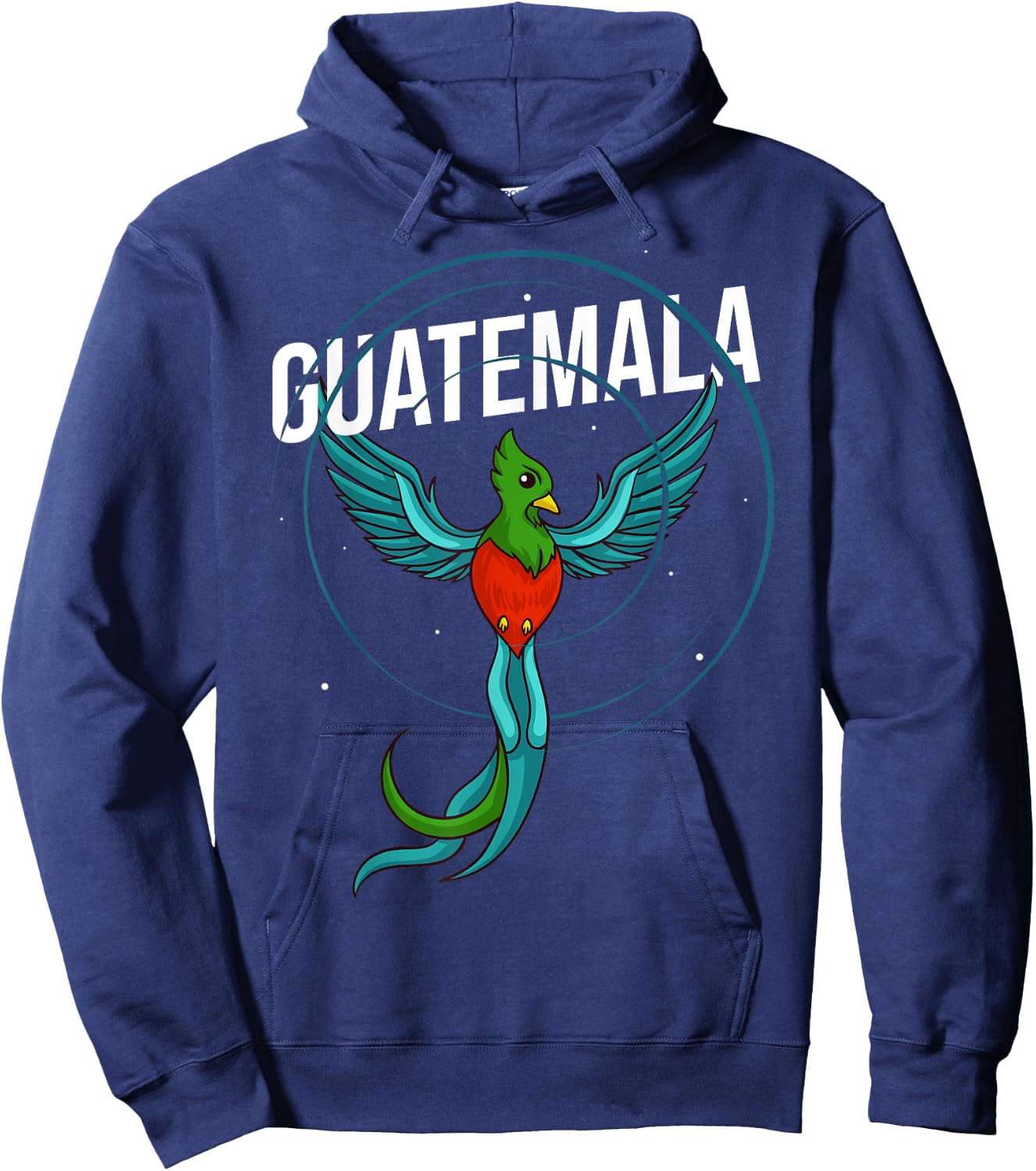 Quetzal Bird Guatemala Feathers Animal Hoodie - Hoodie | Navy