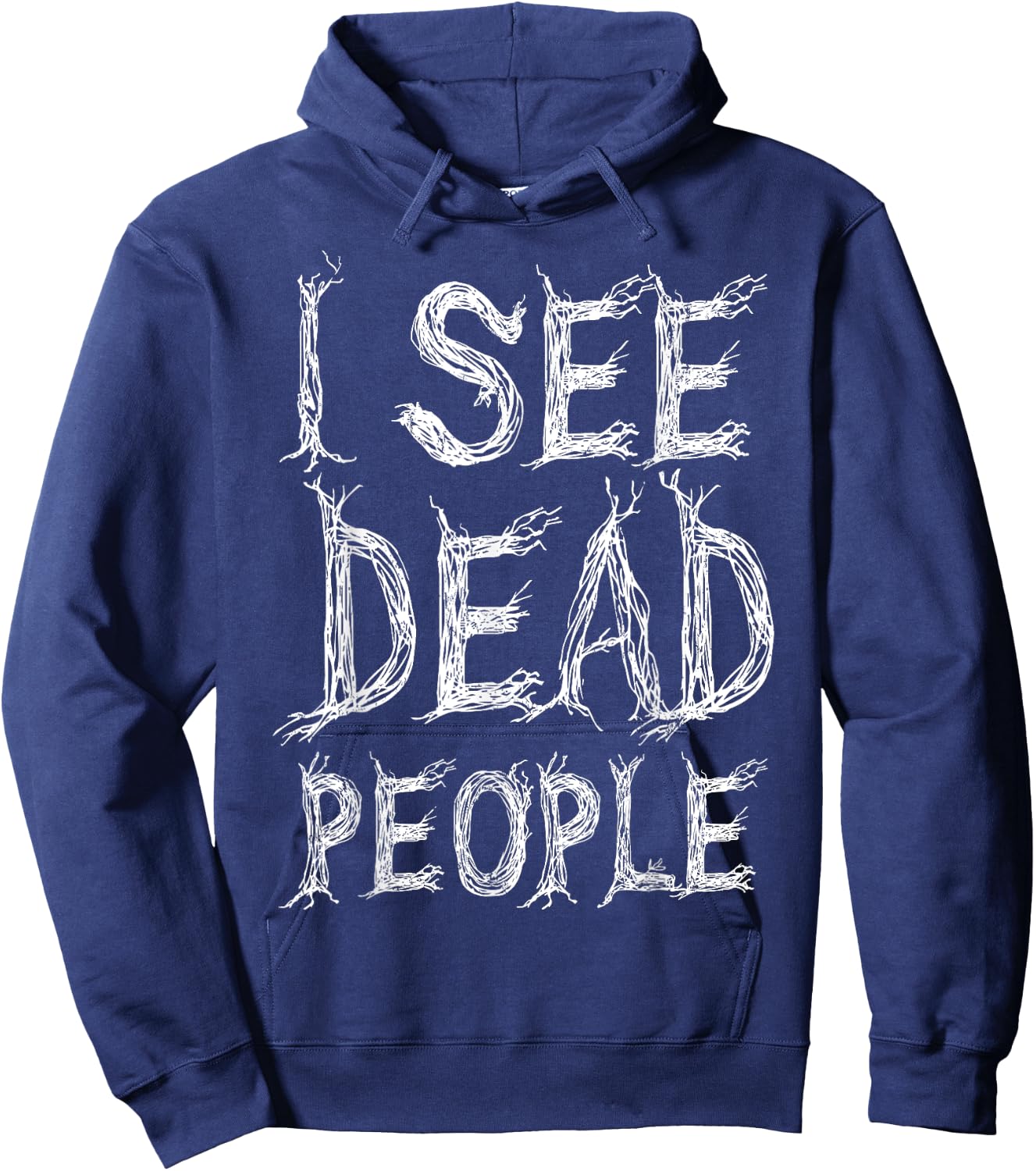 I See Dead People Funny Halloween Hoodie - Hoodie | Navy
