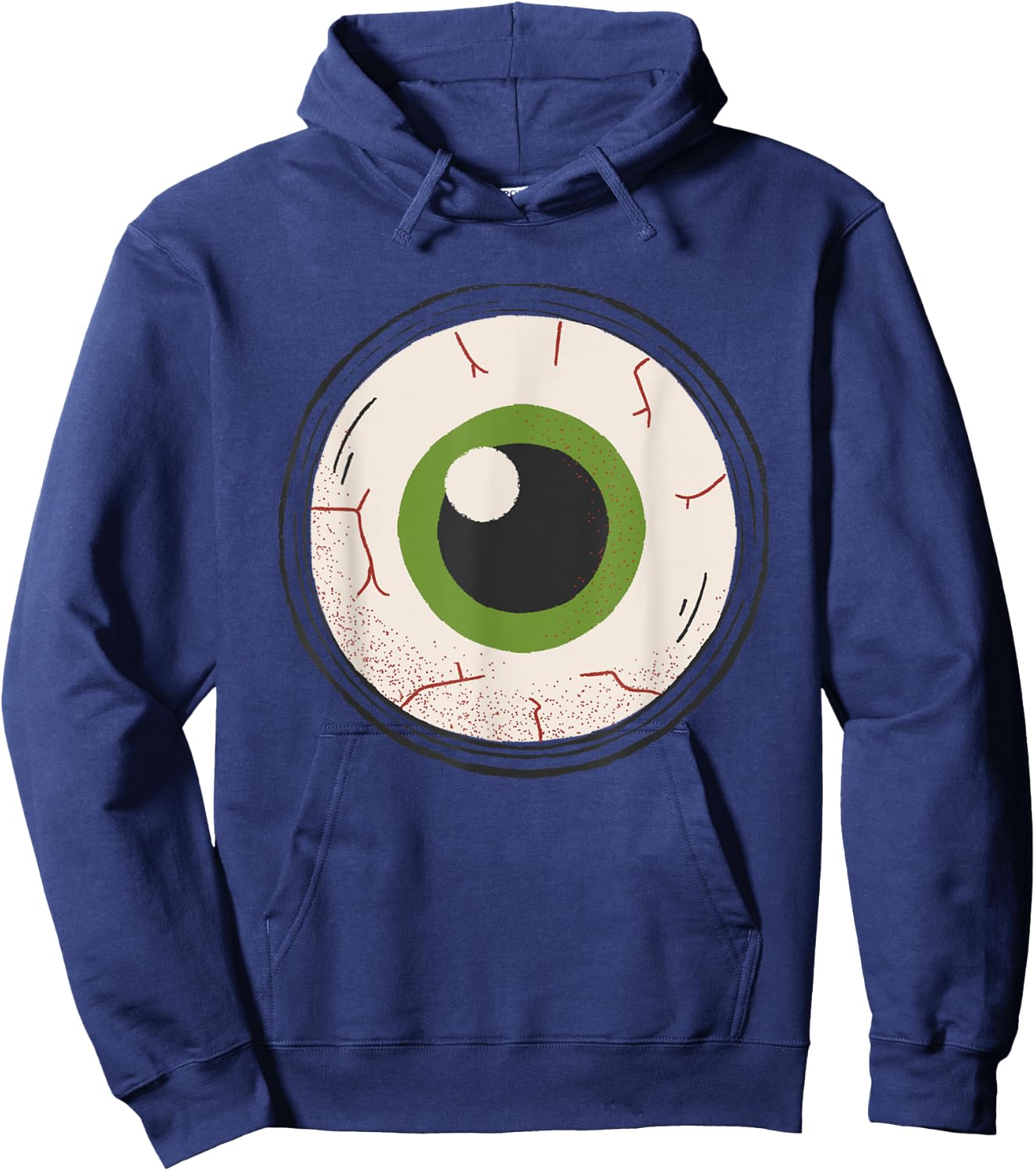 Monster Eyeball Funny Halloween Hoodie - Hoodie | Navy