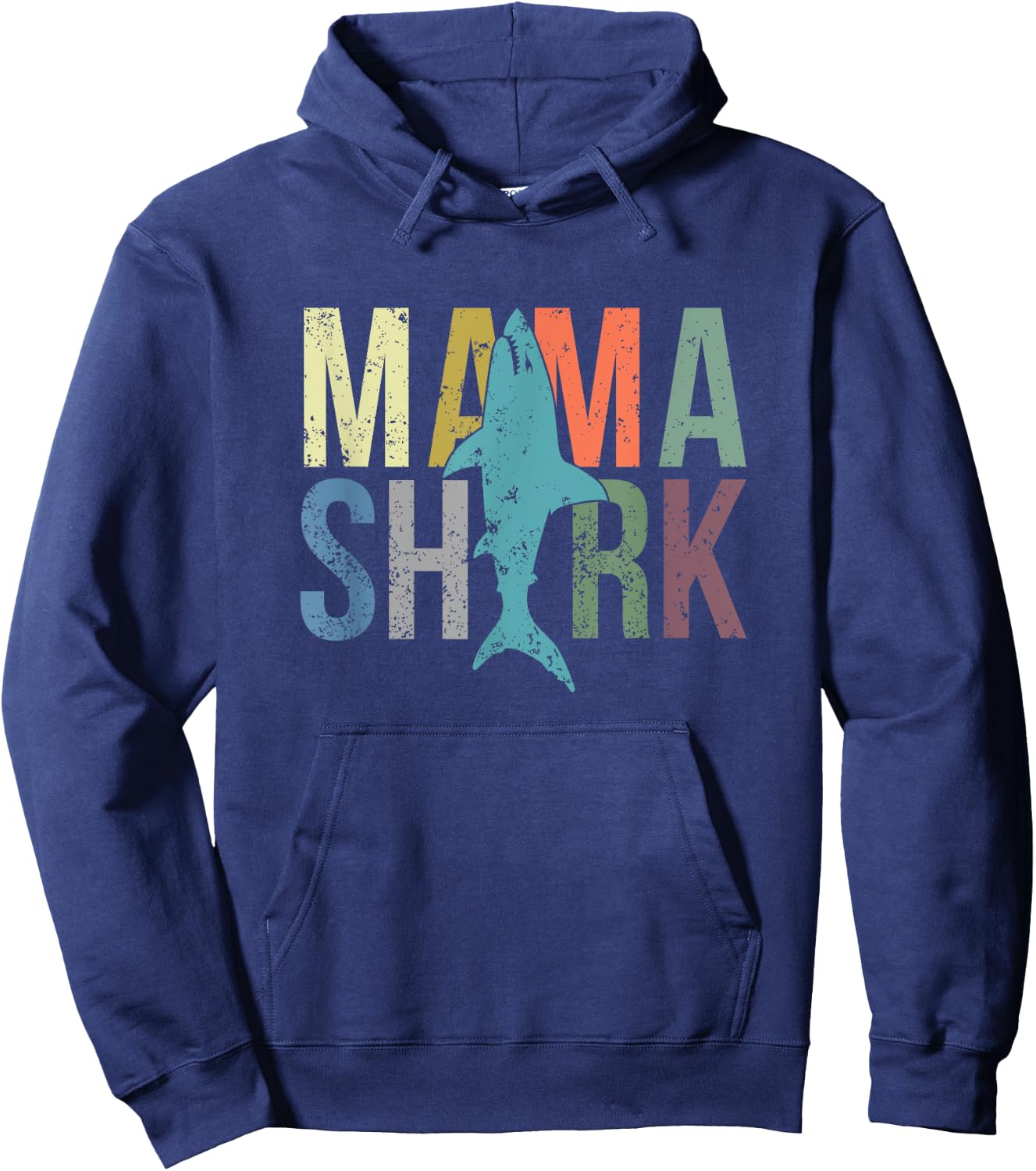 Mama Shark Hoodie - Hoodie | Navy