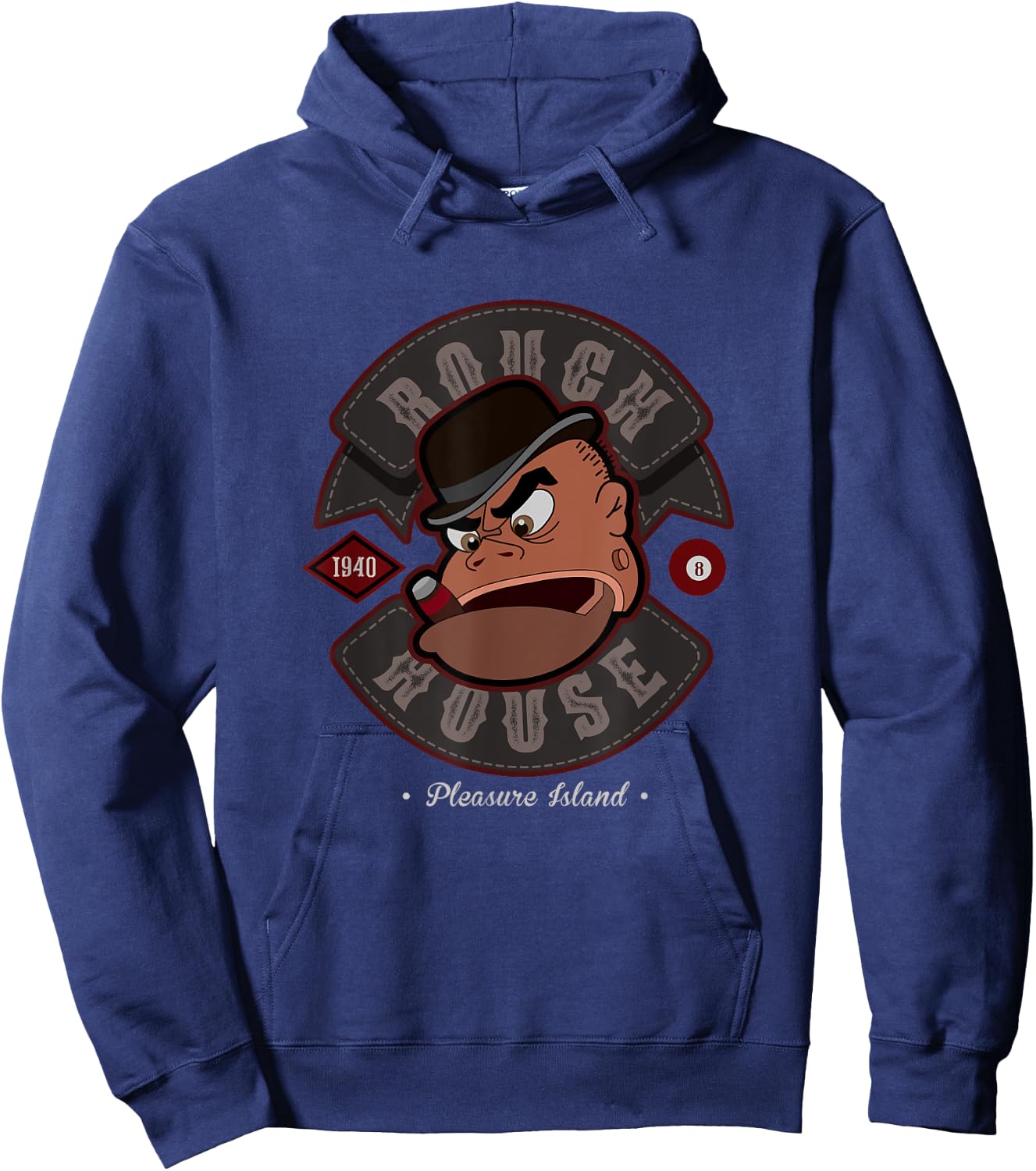 ROUGH HOUSE Brawler Hoodie - Hoodie | Navy
