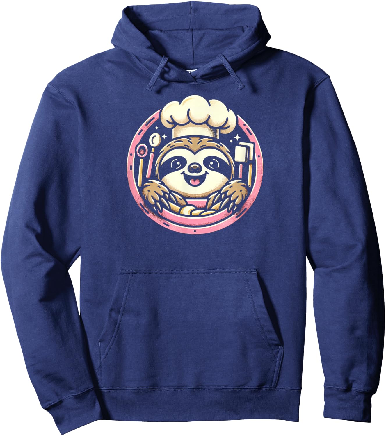Baker Sloth Hoodie - Hoodie | Navy