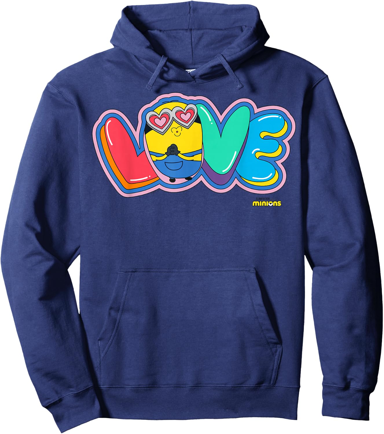Minions Love Hoodie - Hoodie | Navy
