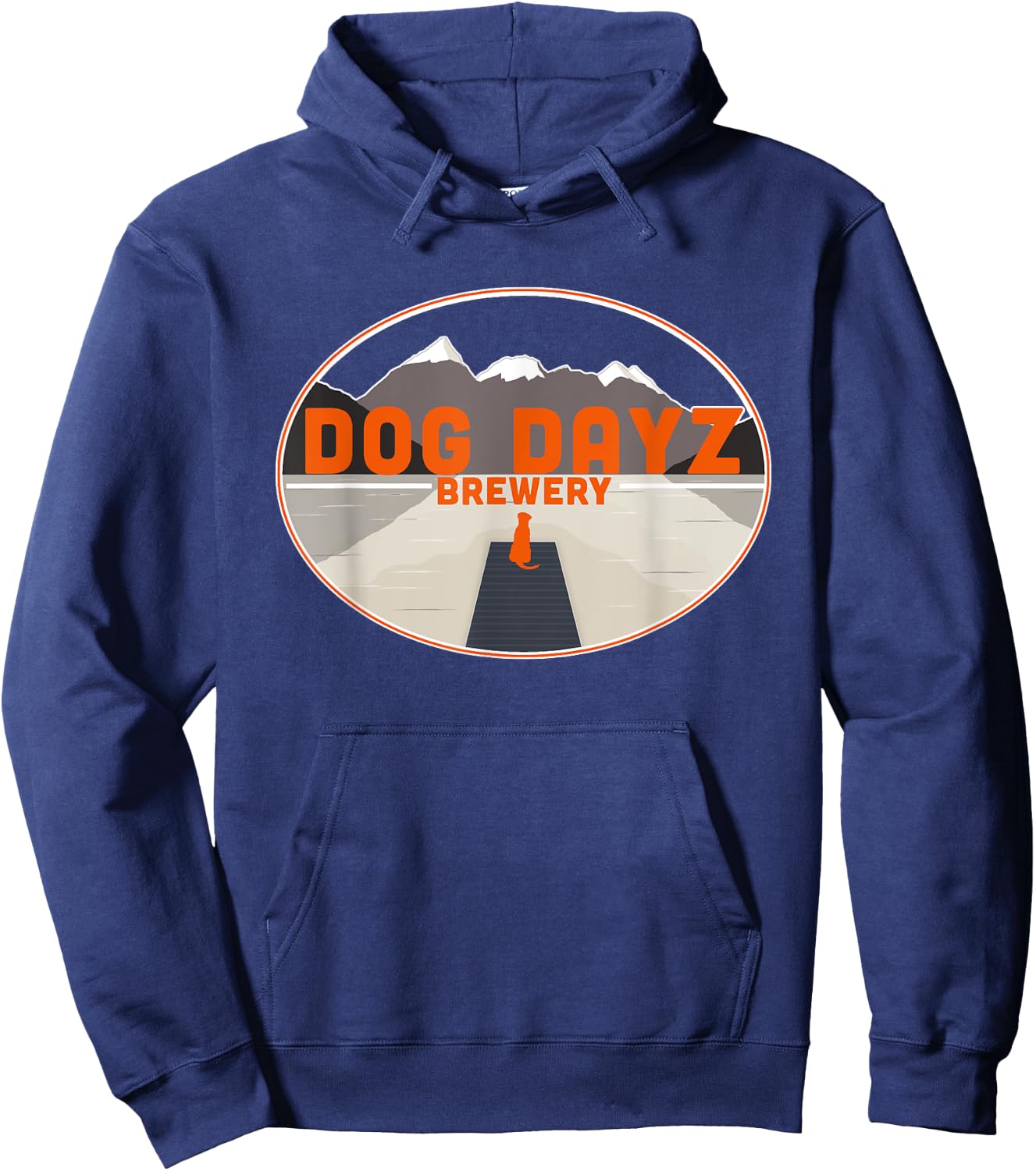 Logo Dog Dayz Brewery Hoodie - Hoodie | Navy