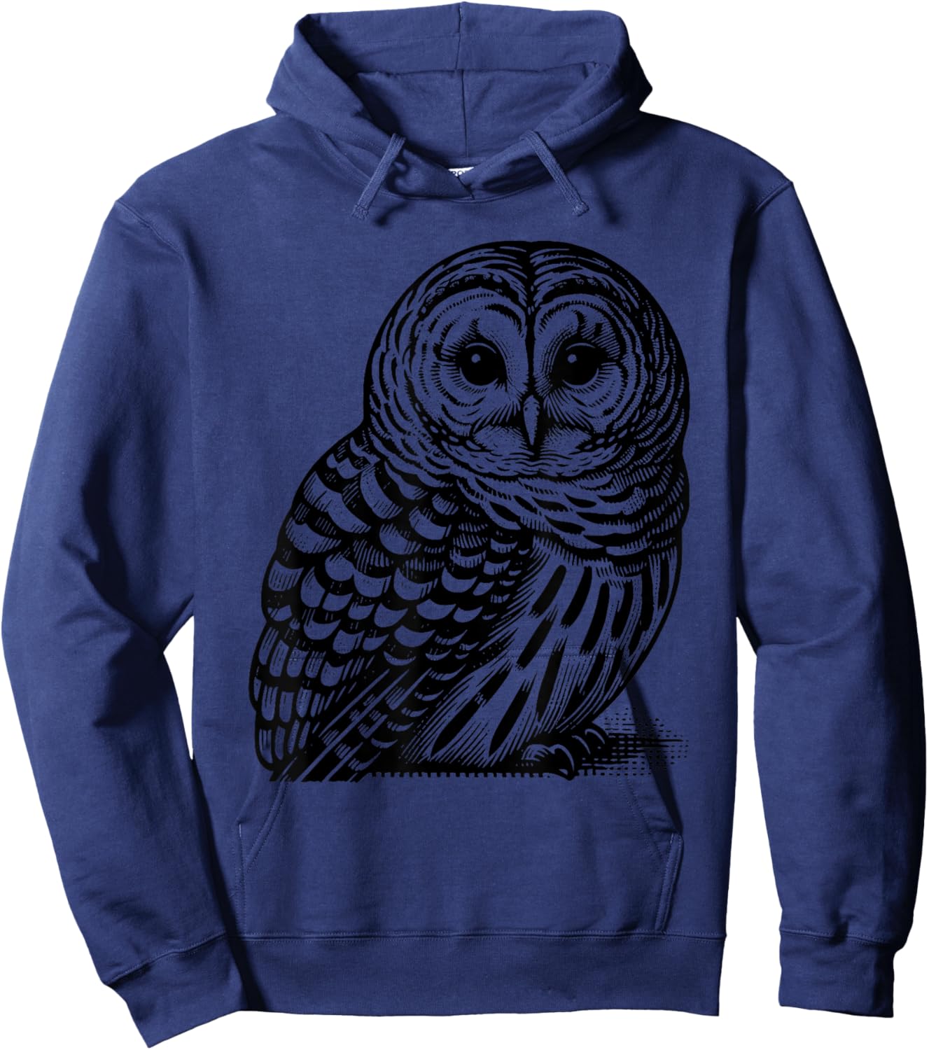 Barred Owl Bird Watching Nature Lover Hoodie - Hoodie | Navy