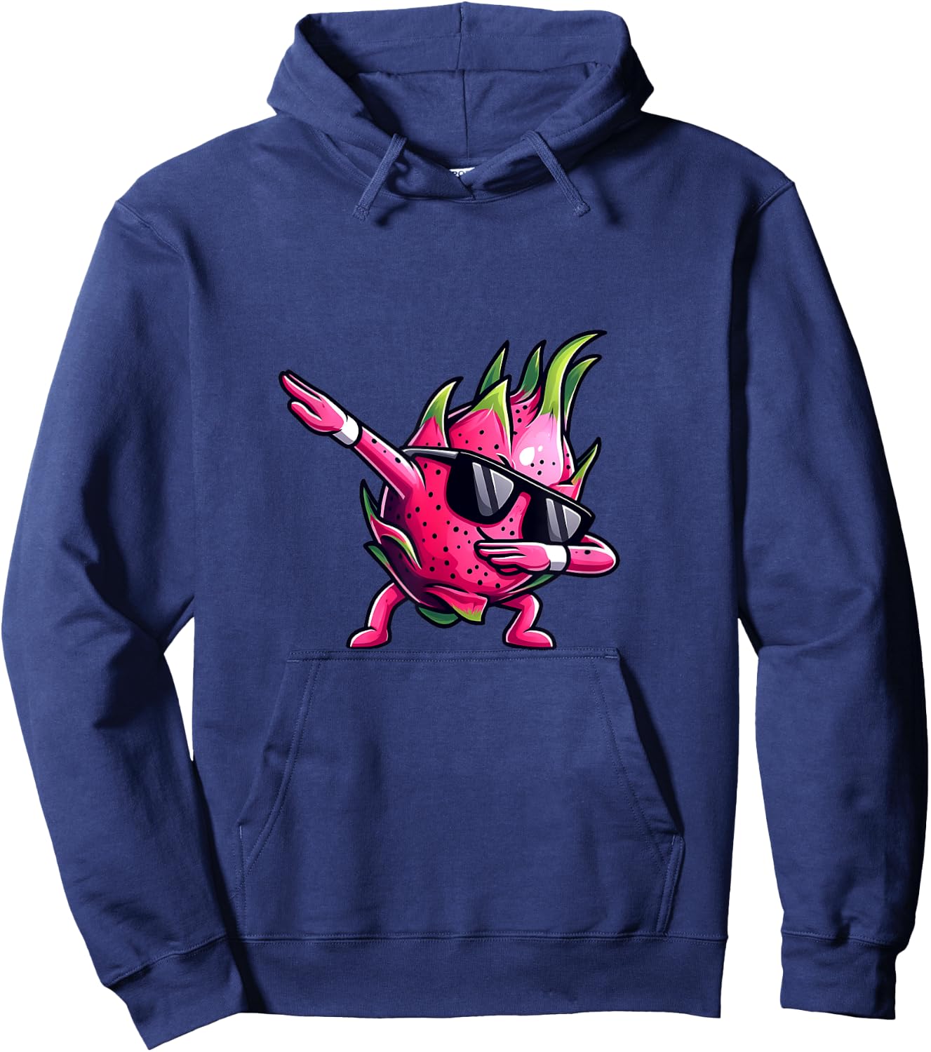 Dab Fruit Dancing Dabbing Dragon Fruit Meme Hoodie - Hoodie | Navy
