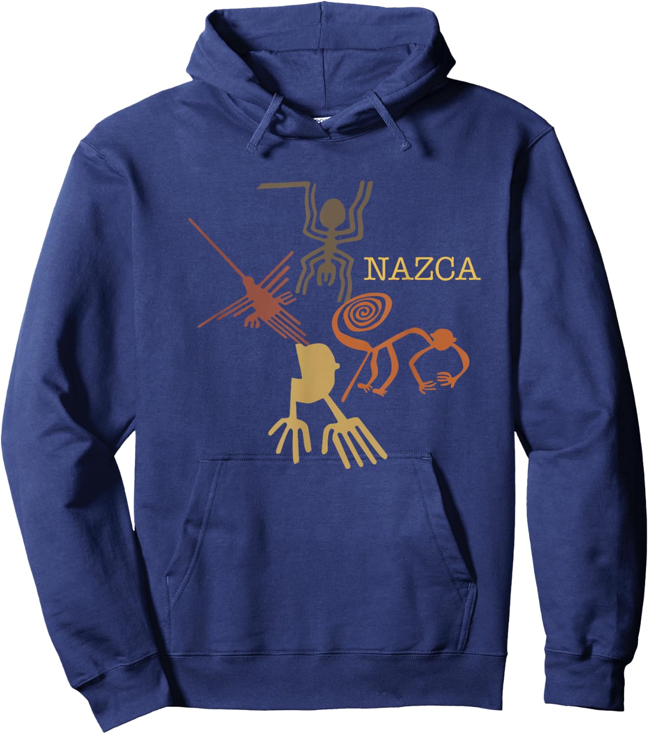 Nazca Line Peru, Peruvian Peru Hoodie - Hoodie | Navy
