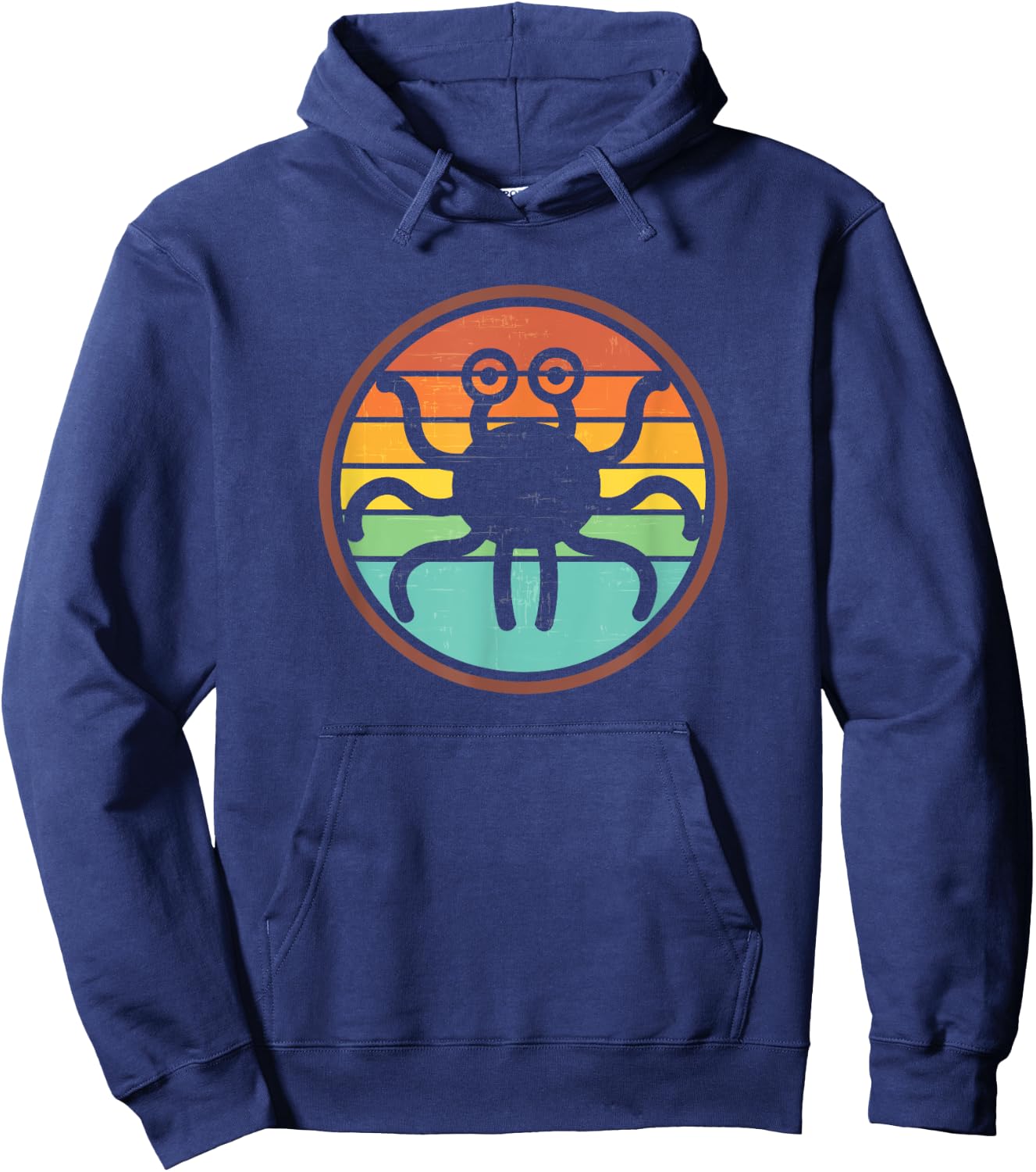Funny Atheist Anti Religion Spaghetti Monster Hoodie - Hoodie | Navy