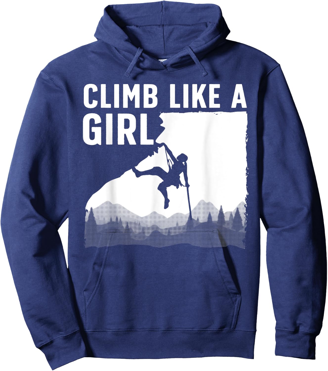 Cool Rock Climbing Girls Mountain Rock Climbers Hoodie - Hoodie | Navy