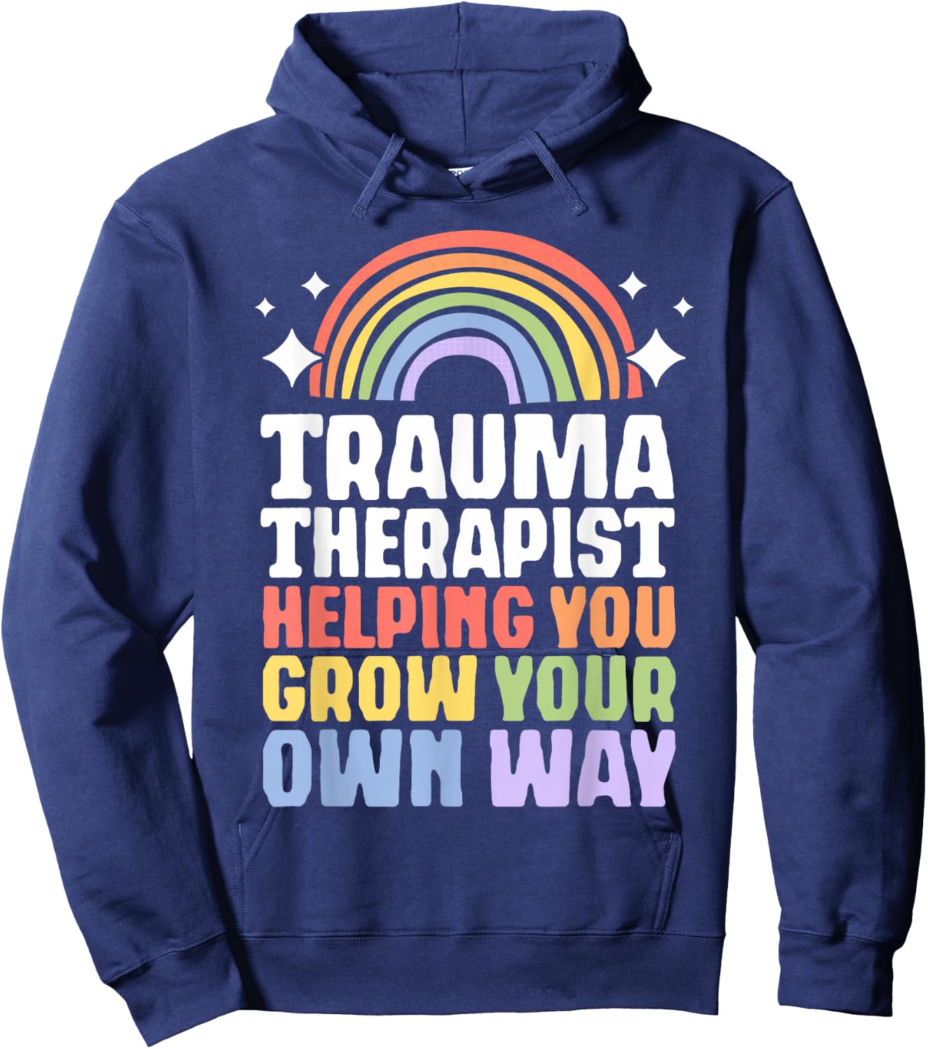 Trauma Therapist PTSD Trauma Therapy EMDR Hoodie - Hoodie | Navy
