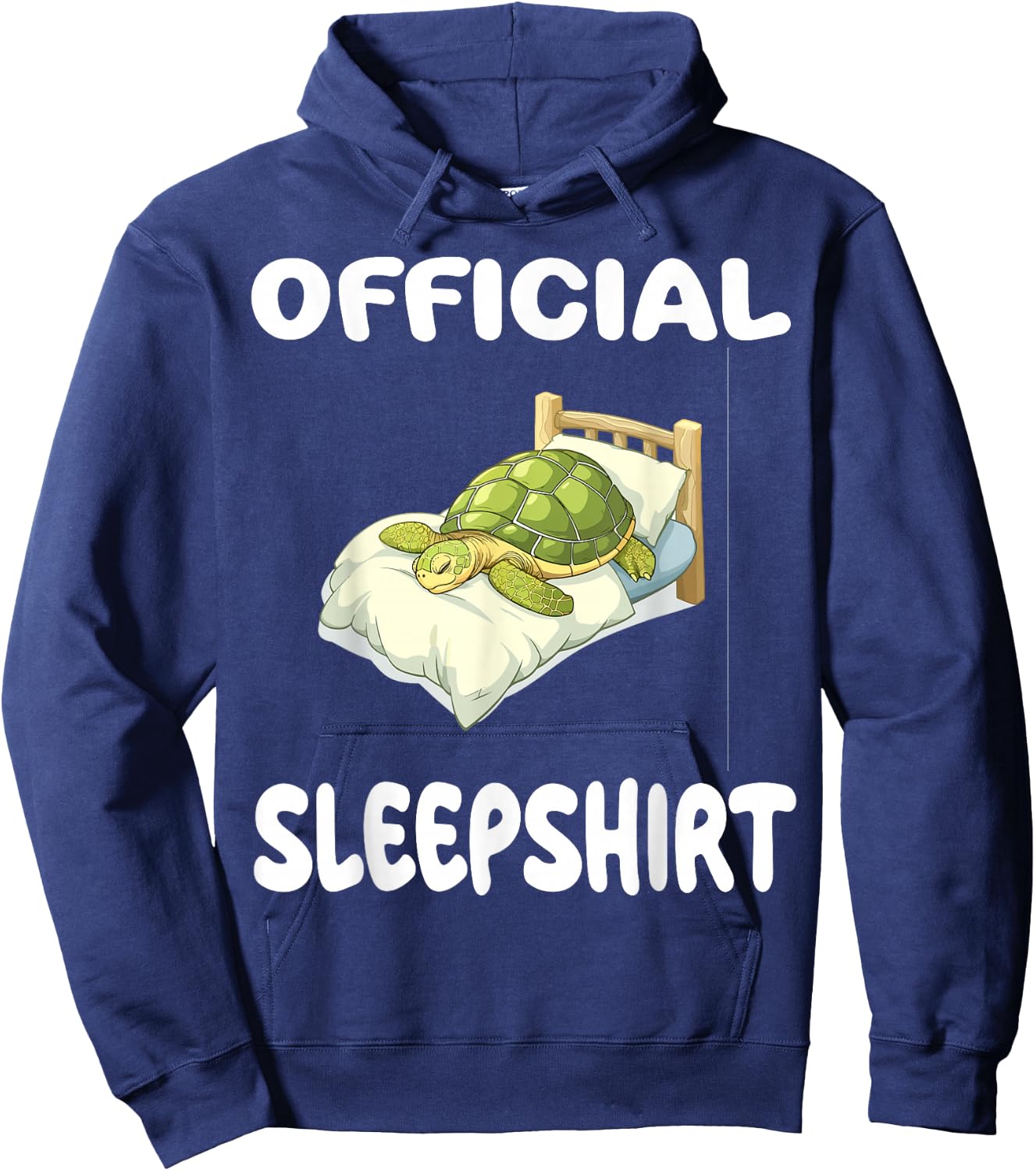 Turtle Official Sleepshirt Pajamas Nightgown Hoodie - Hoodie | Navy