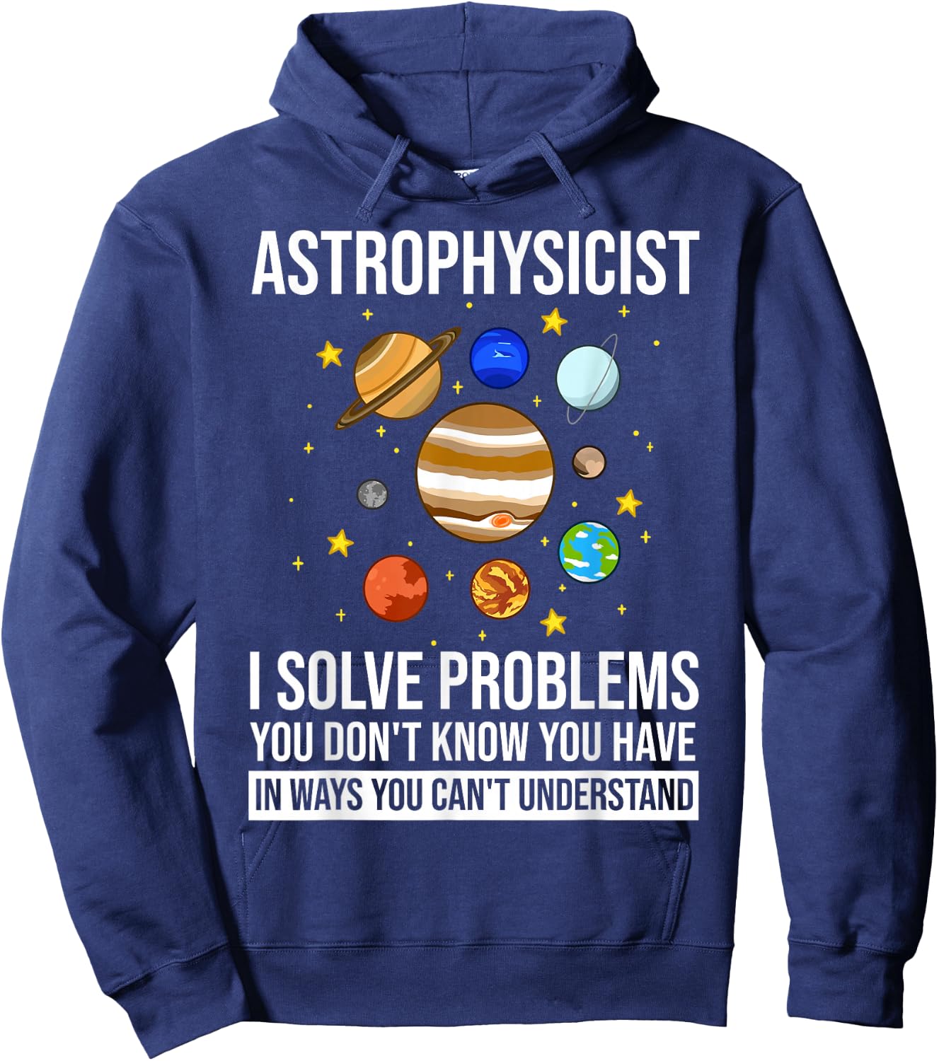 Astrophysicist Astrophysic Astronomy Telescope Hoodie - Hoodie | Navy
