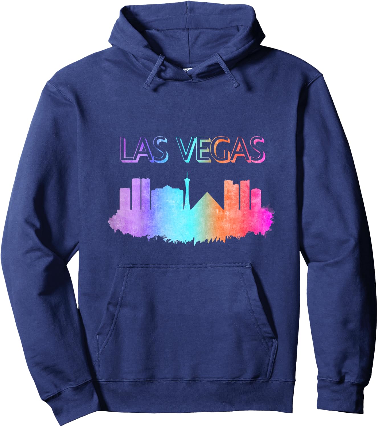 Las Vegas Skyline Hoodie - Hoodie | Navy