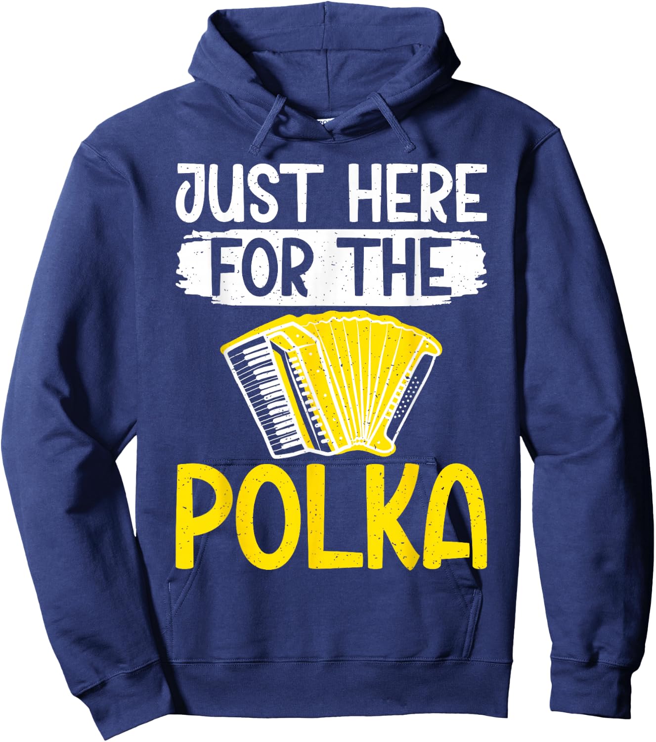 Just here for the Polka Polish Polka Hoodie - Hoodie | Navy