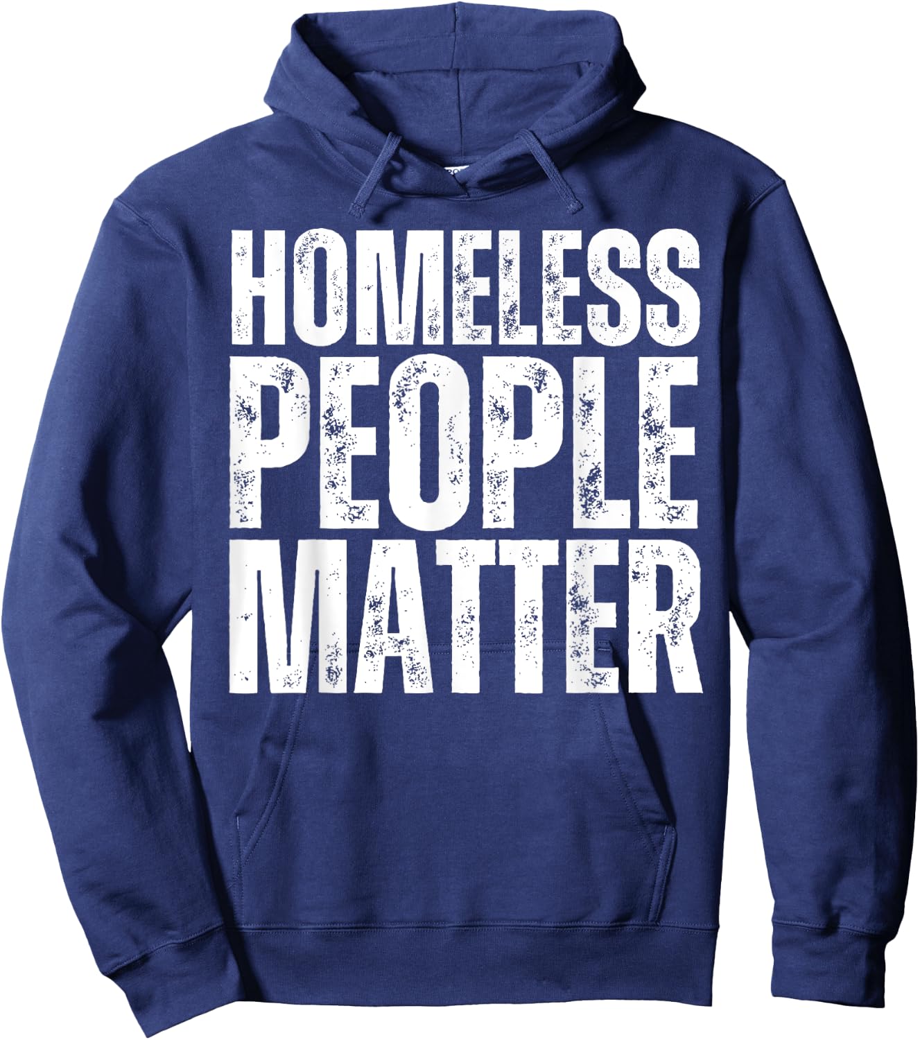 Homeless People Matter Hoodie - Hoodie | Navy