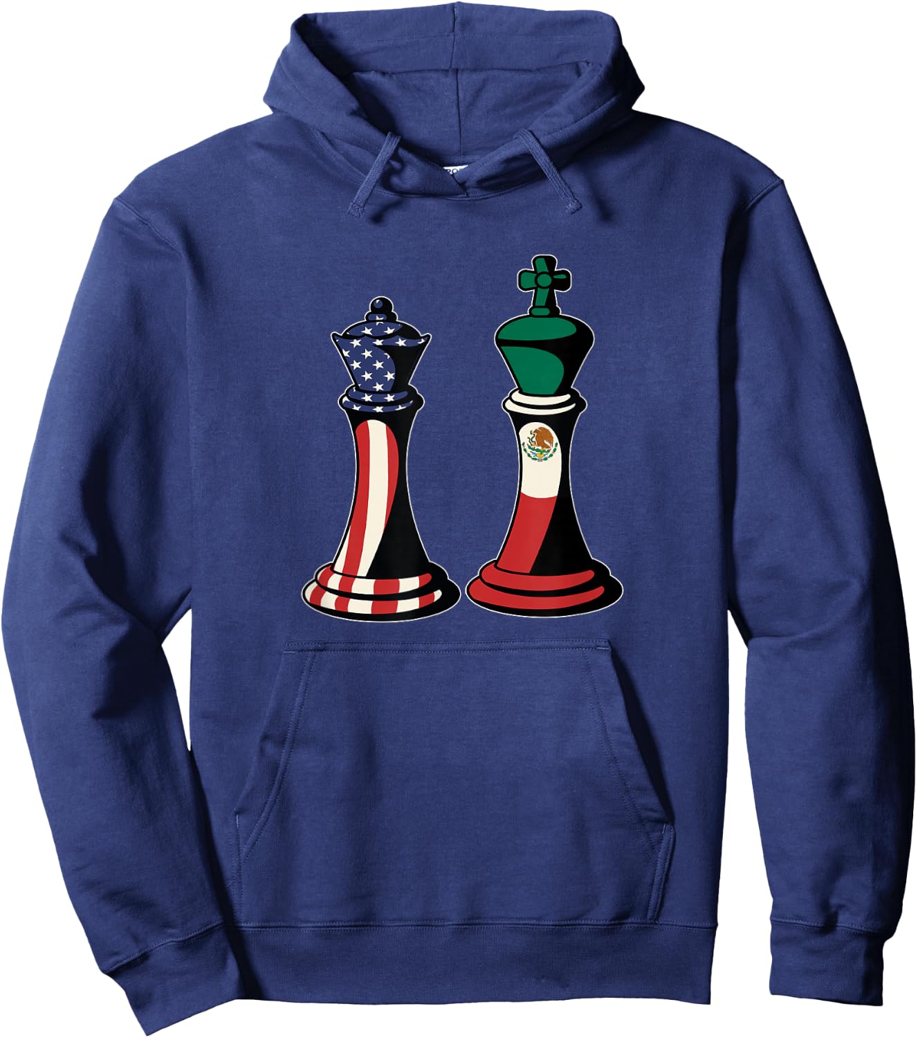 Mexican American Cuples Hoodie - Hoodie | Navy