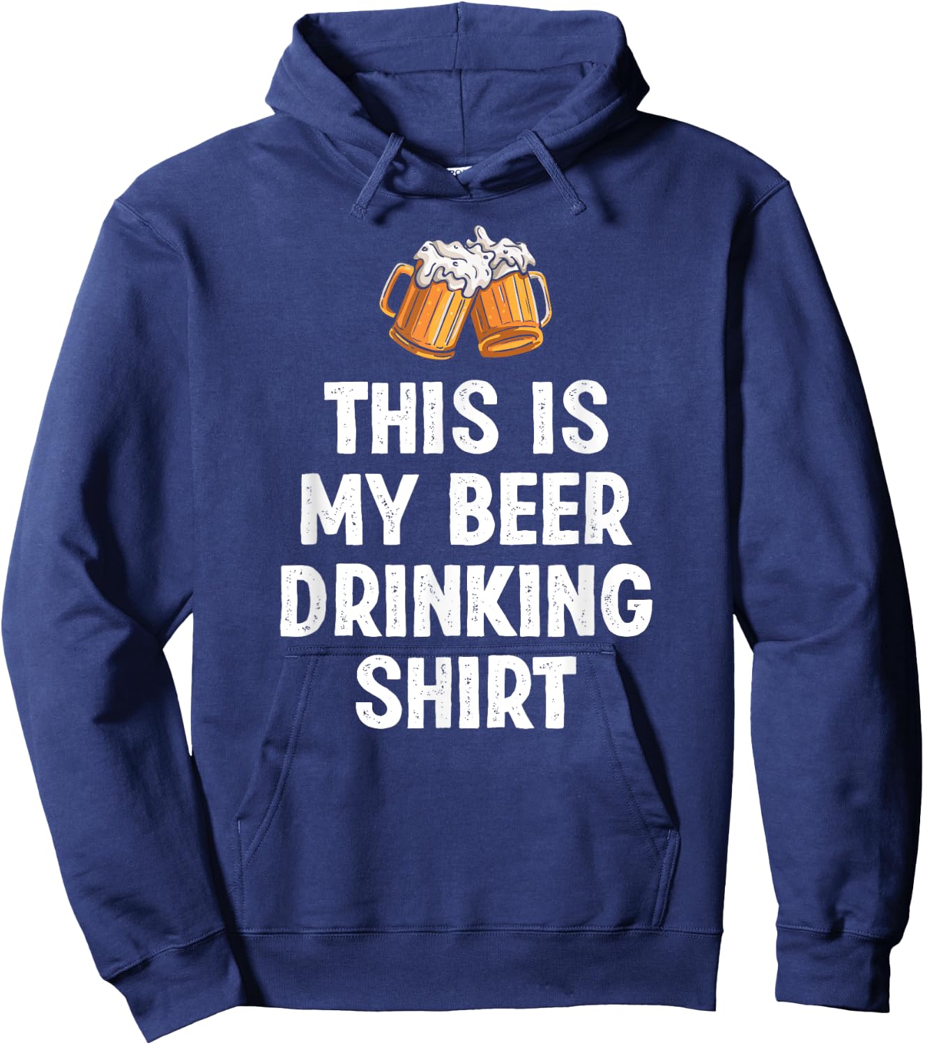 This is My Beer Drinking Shirt Funny Beer Lover Hoodie - Hoodie | Navy