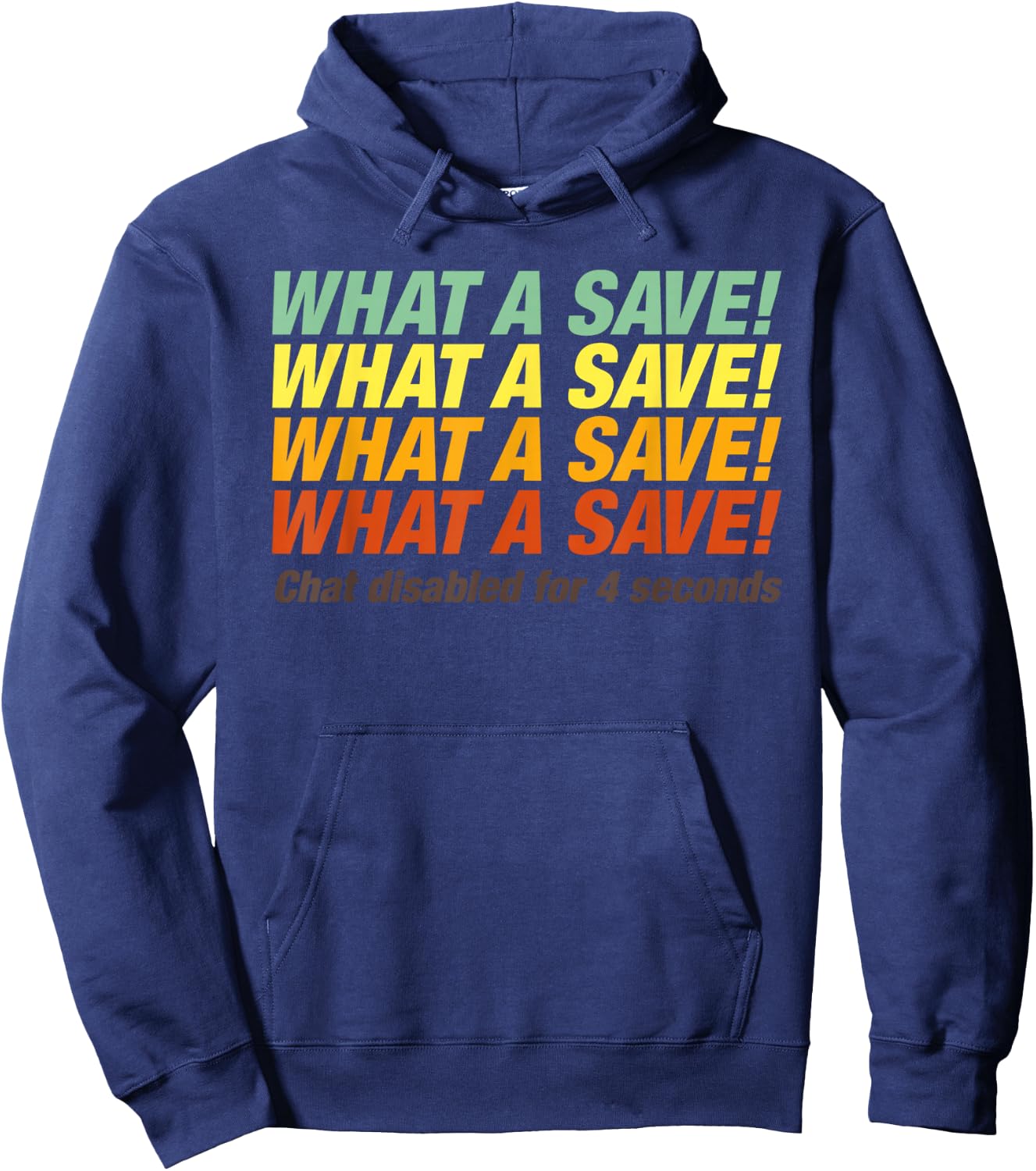 What a Save Chat Disabled, Simple Rocket Soccer Hoodie - Hoodie | Navy