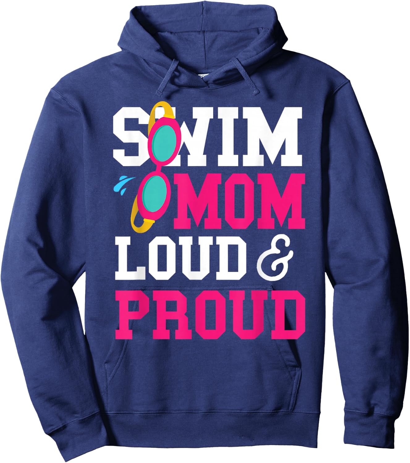 Swimming Swimmer Swim Mom Hoodie - Hoodie | Navy